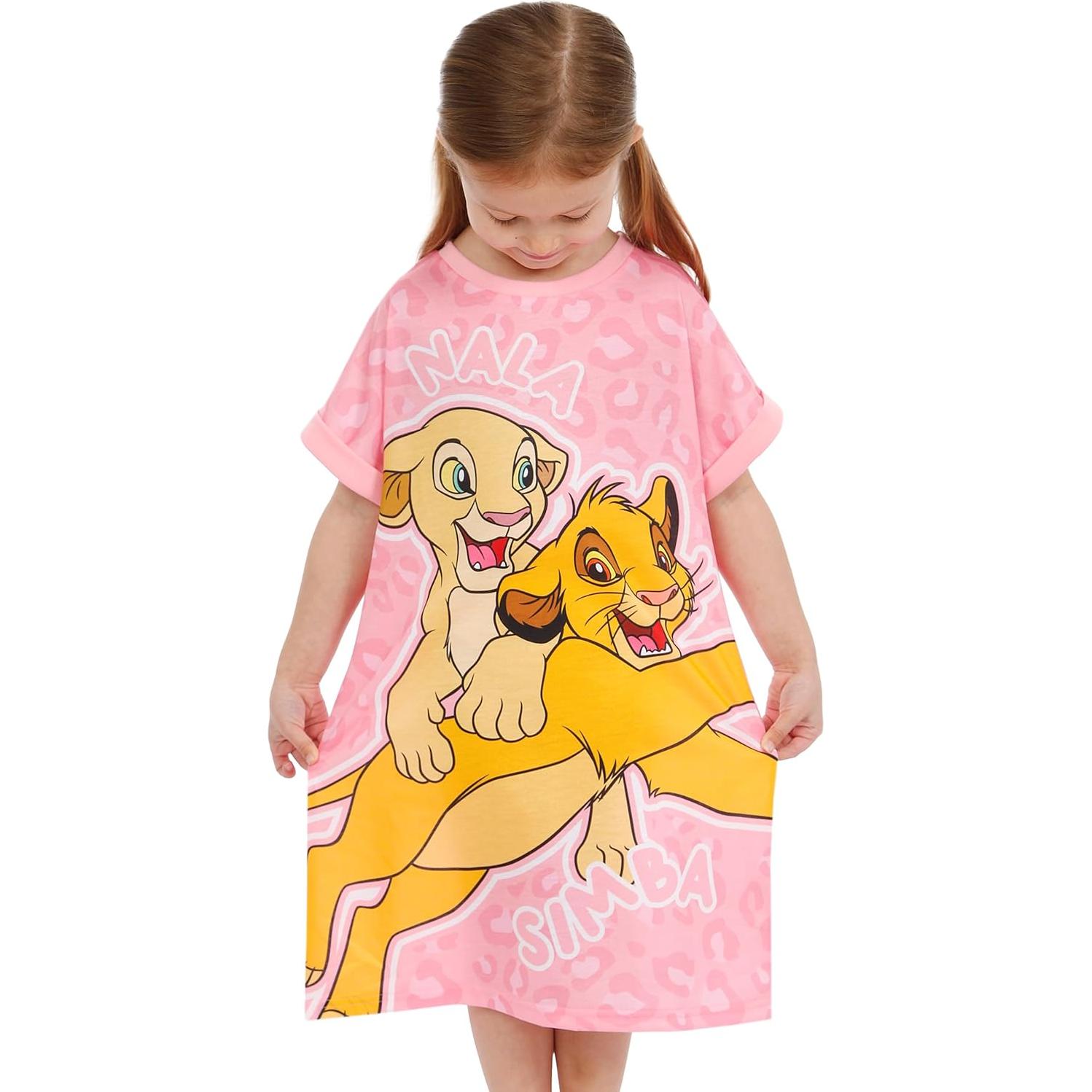 Camisón de Disney El Rey León para Niñas 2T Rosa
