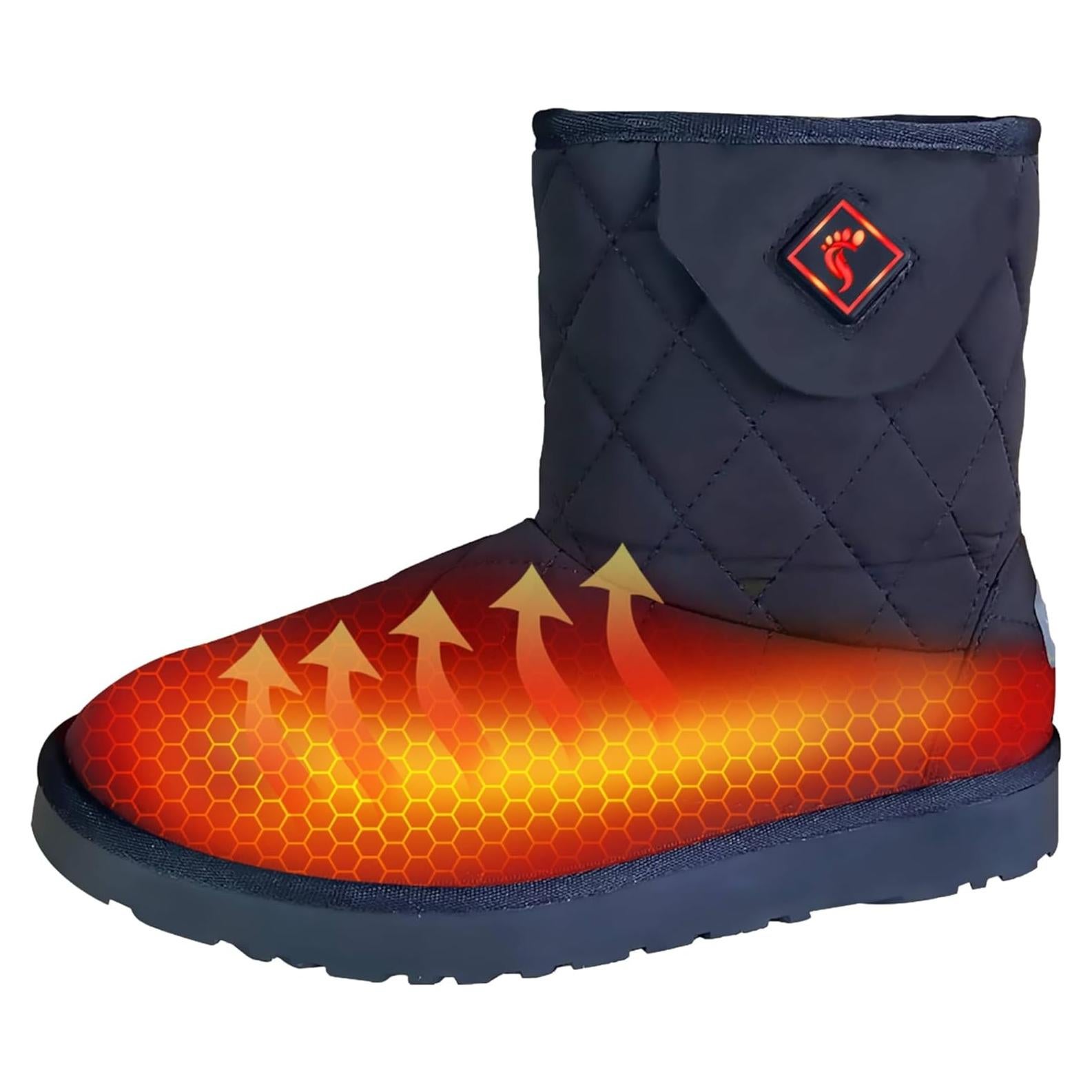 Heated Slipper Boot for Men and Women – Upgraded 2024 Edition Rechargeable Foot Wear with 3 Temperature Settings Keep Feet Warm up to 11 Hours Unisex