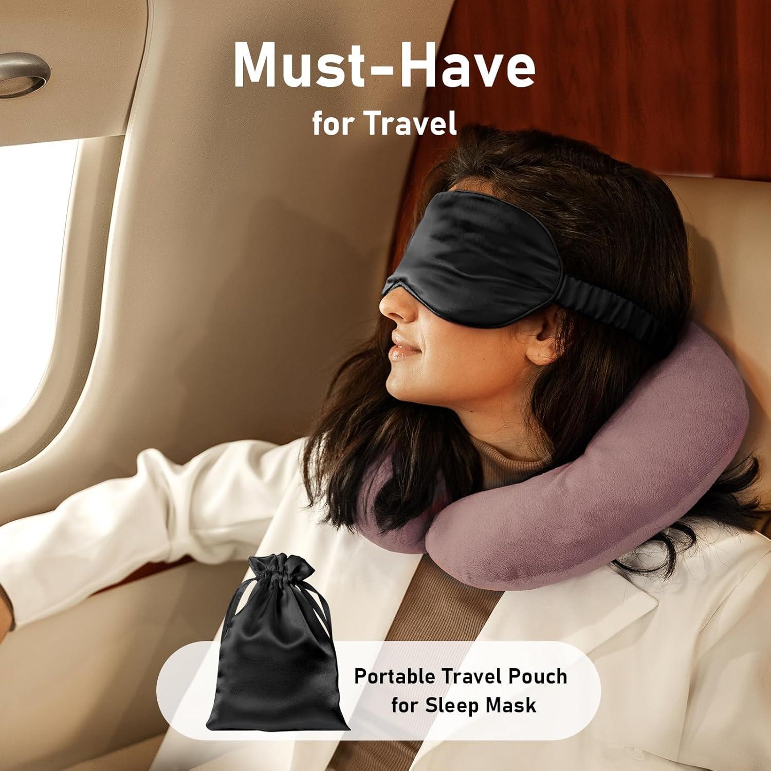 Mascarilla de Sueño de Seda Pura LitBear - Bloqueo de Luz