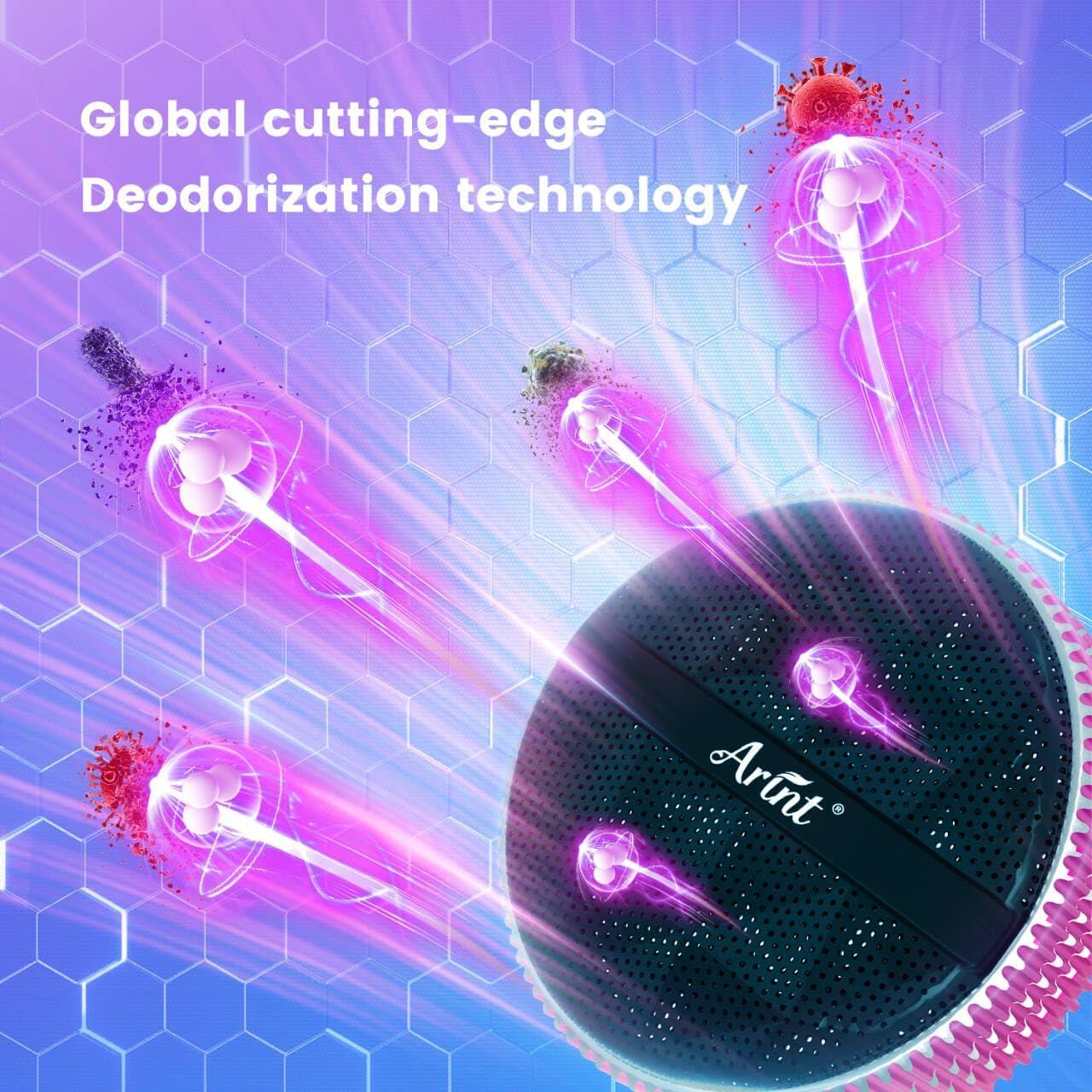 Refrigerator Deodorizer, 20-Minute Efficient Fridge Deodorizer Odor Eliminator, 24x Extended Freshness, More Effective Than Baking Soda and Charcoal, Orchid