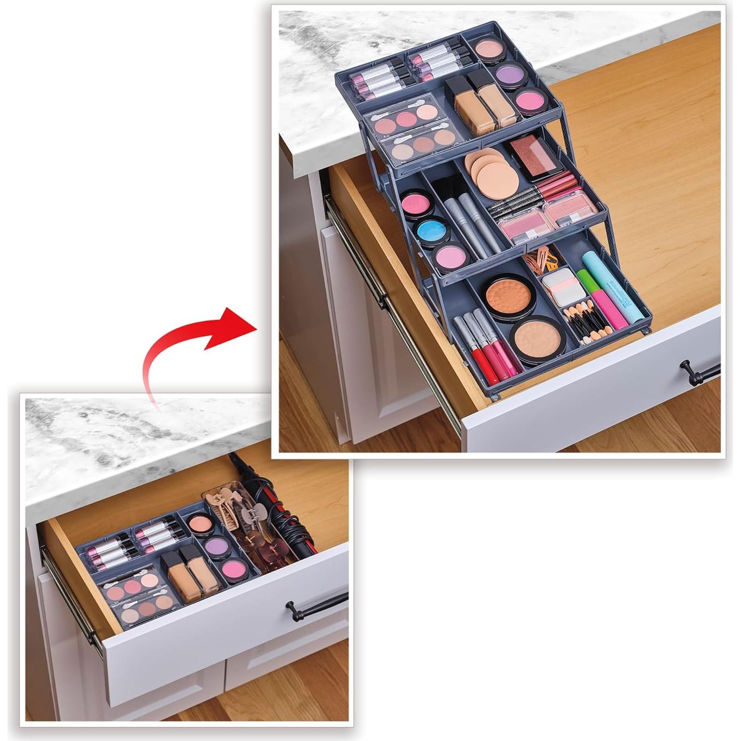 Organizador de Cajones Inteligente Ontel, 3 Niveles, 6.73 cm