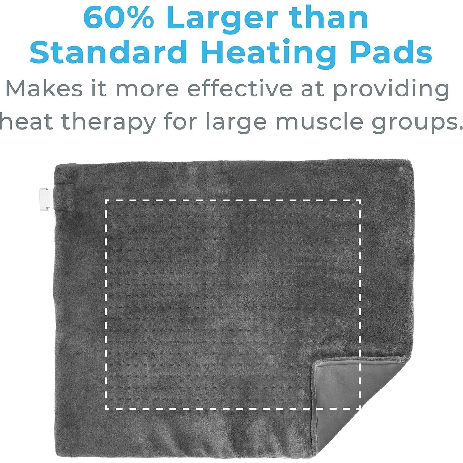 Almohadilla Térmica Ultra-Ancha Pure Enrichment 61x50.8cm Gris