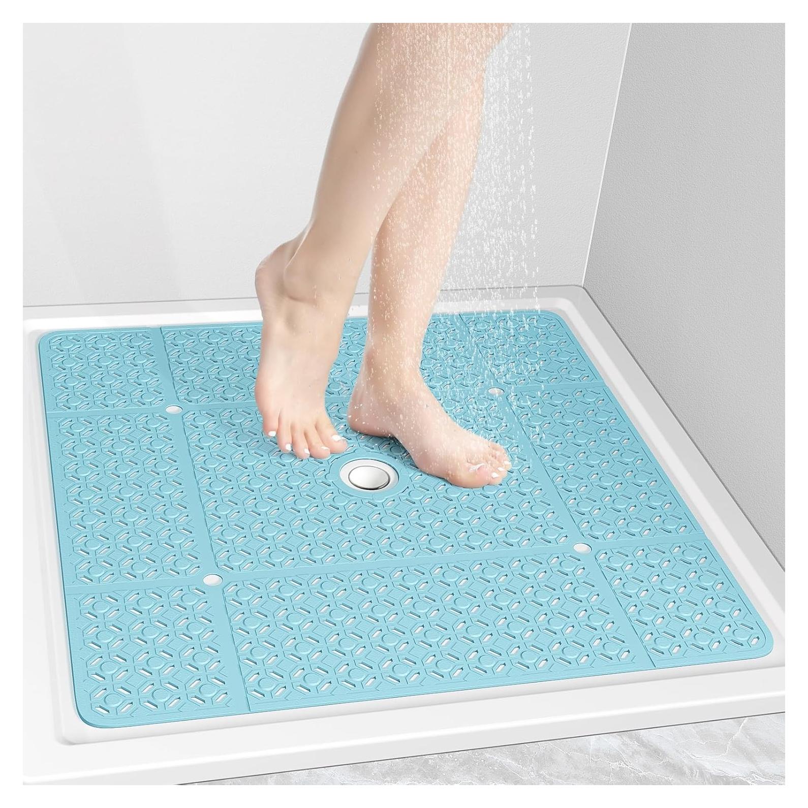 Mat de Ducha Antideslizante OTHWAY 68.58x68.58cm Azul