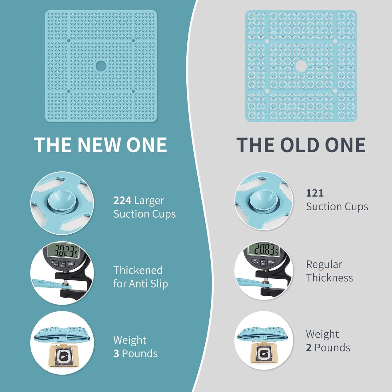 Mat de Ducha Antideslizante OTHWAY 68.58x68.58cm Azul