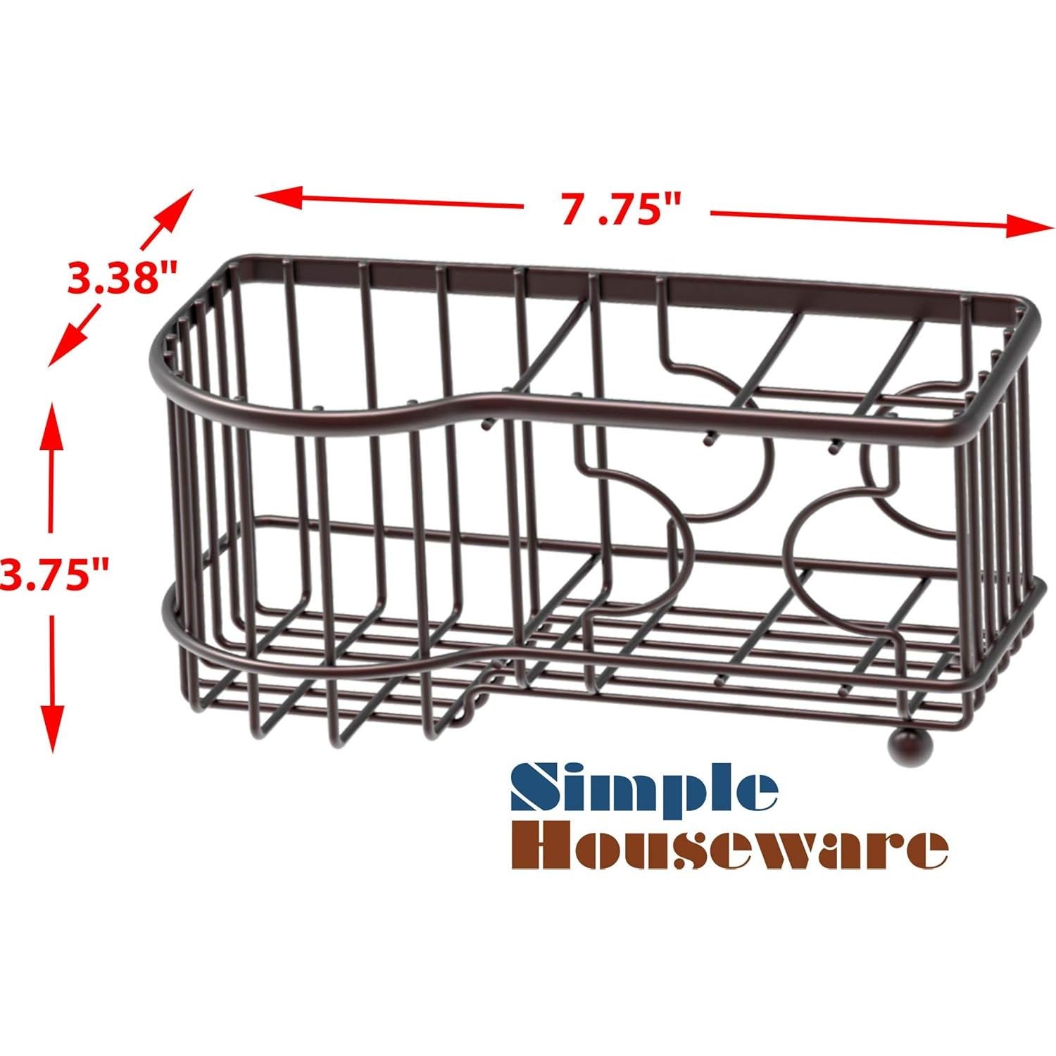 Soporte para Cepillos de Dientes Simple Houseware Bronce 6 Ranuras