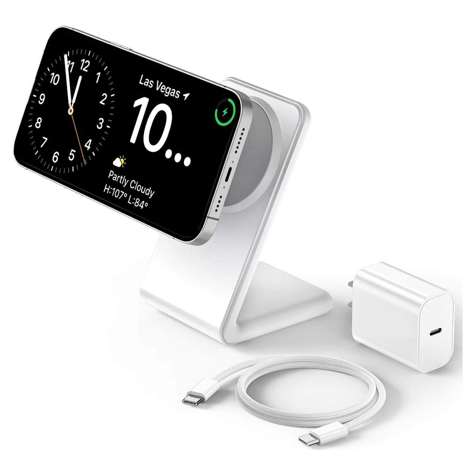 Soporte Cargador MagSafe Labobbon para iPhone 16 - Gris