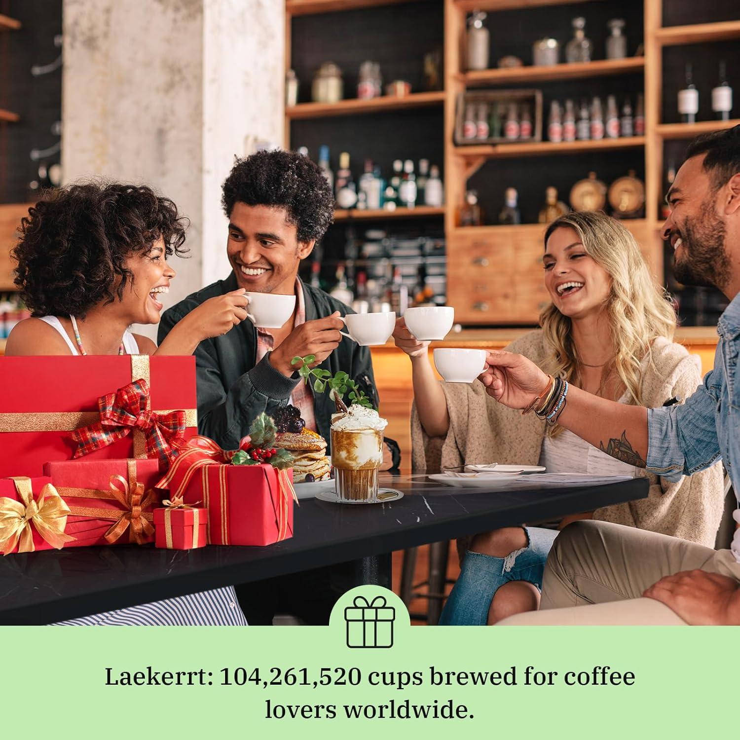 Máquina de Espresso Laekerrt CMEP01 20 Bar Verde con Espumador