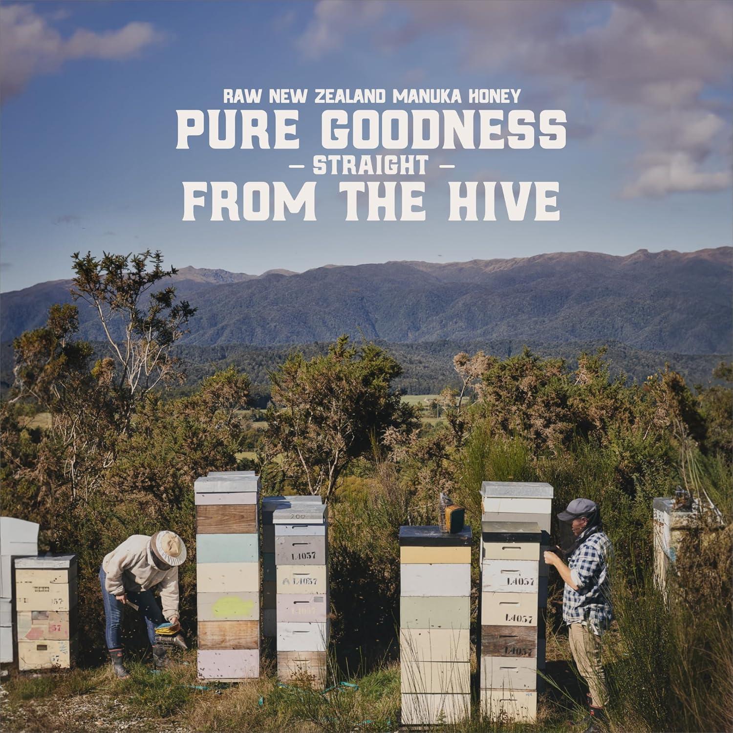 Gold Fern Honey - Raw New Zealand Manuka Honey | 8.8oz MGO 200+ | Pure, Natural, Unpasteurized, and Unfiltered Superfood Honey, Traceable from Hive to Hand.