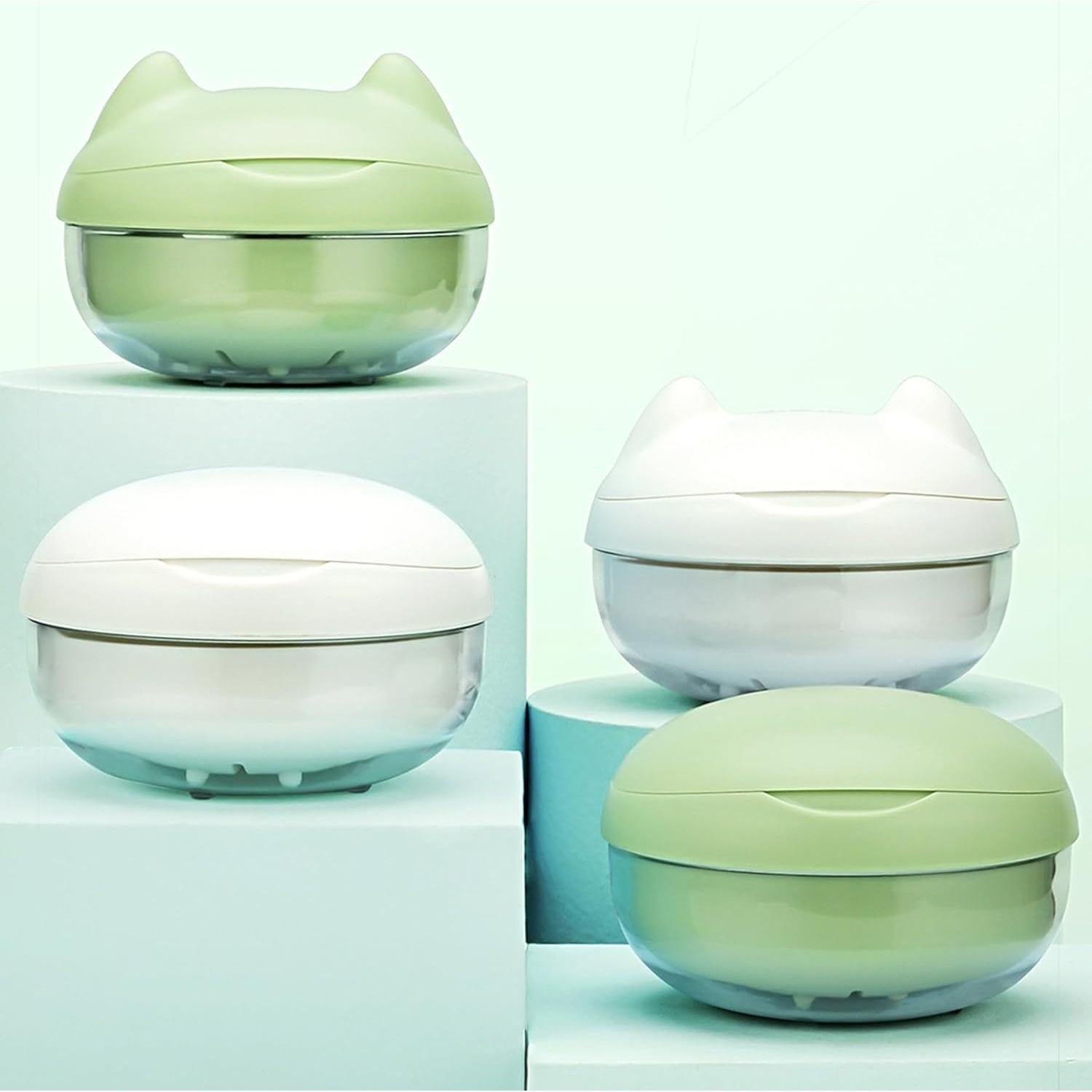 Estuche Limpiador de Dentaduras AARAINBOW 2 en 1 Blanco