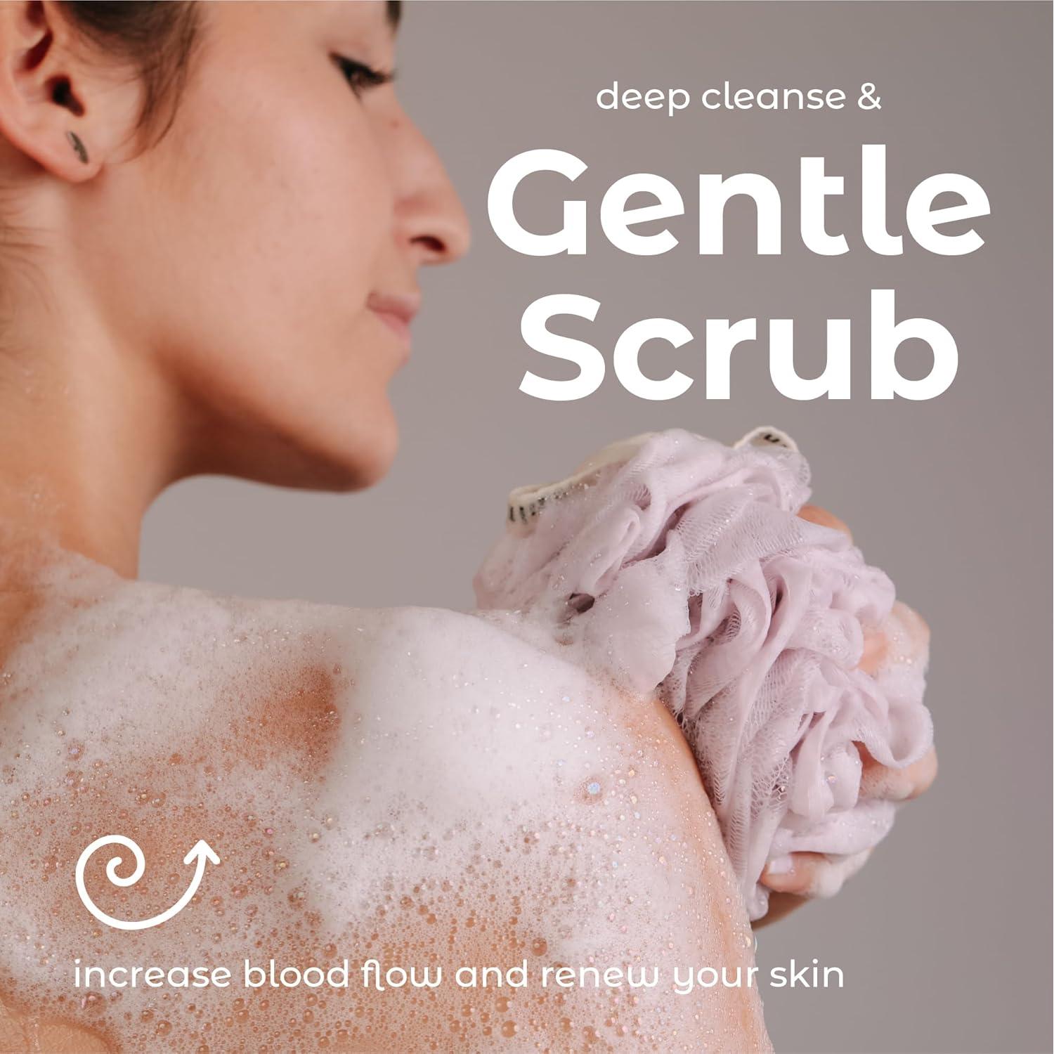 Esponjas de Ducha Loofah MainBasics - Juego de 3, Exfoliantes