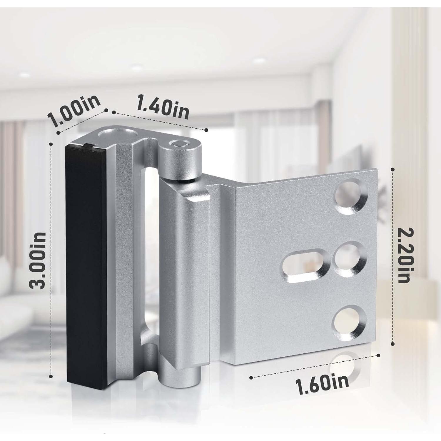 Pestillo de Seguridad Steinwhale 2Pack 3" Aluminio A Prueba de Niños