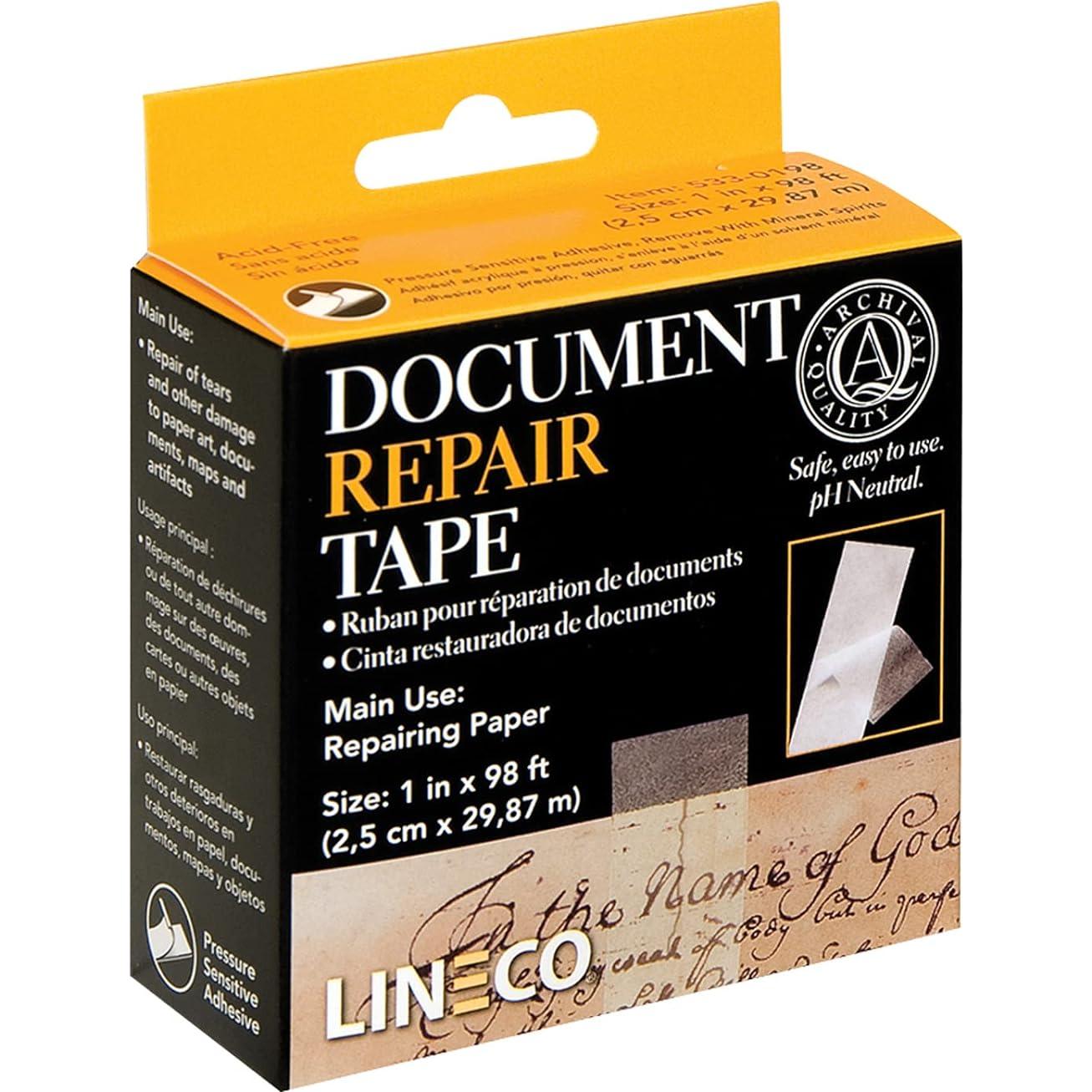 Cinta de Reparación de Documentos Lineco 2.54 cm x 29.9 m