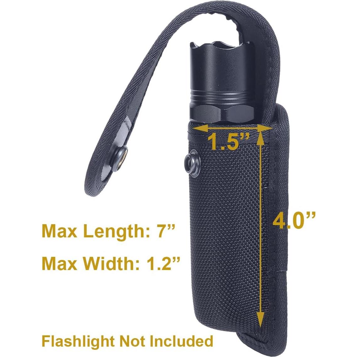 Funda de Linterna TAFTACFR Nylon Balístico Ajustable