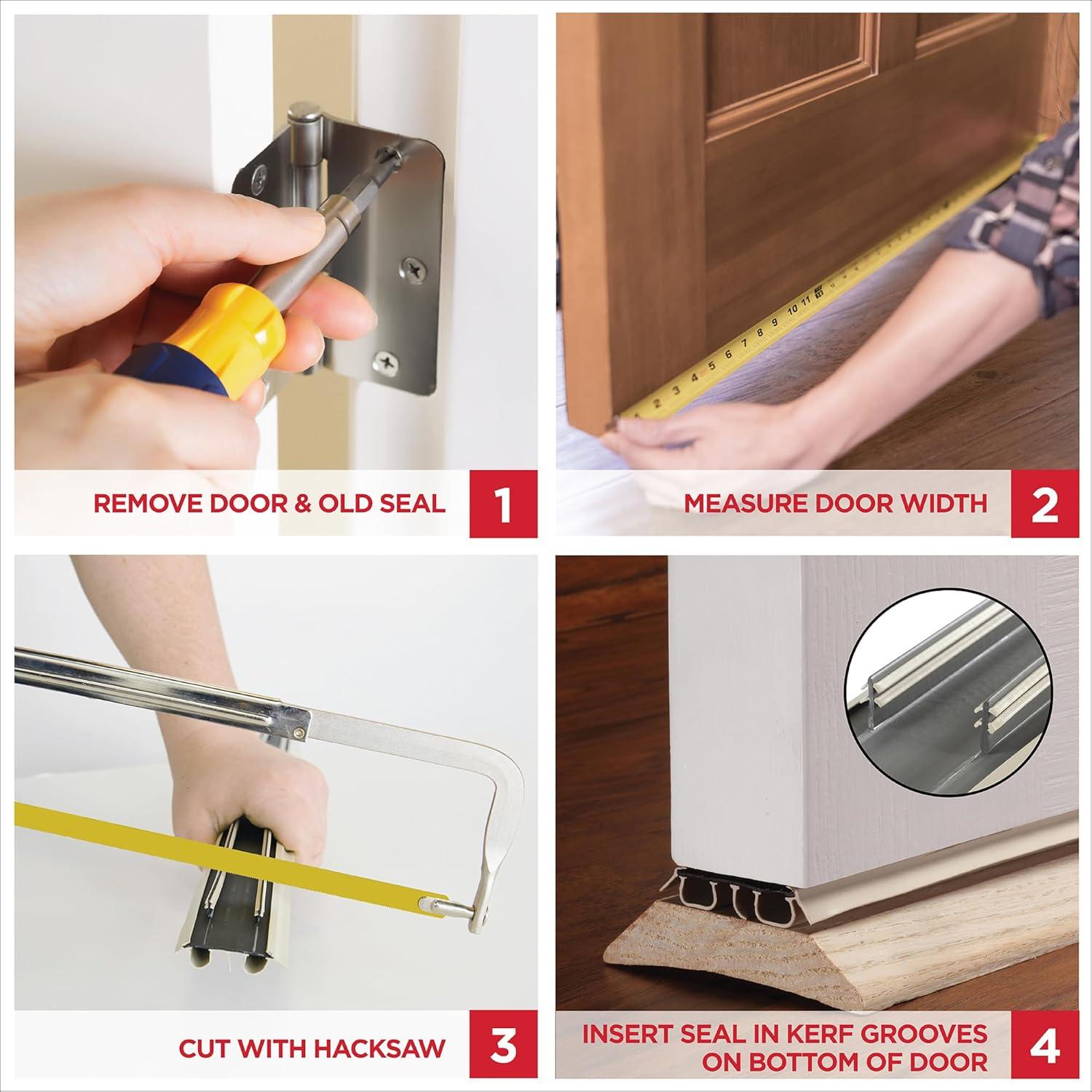 Sello de Puerta Bajo Vinilo M-D 91.44 cm Beige Aislamiento