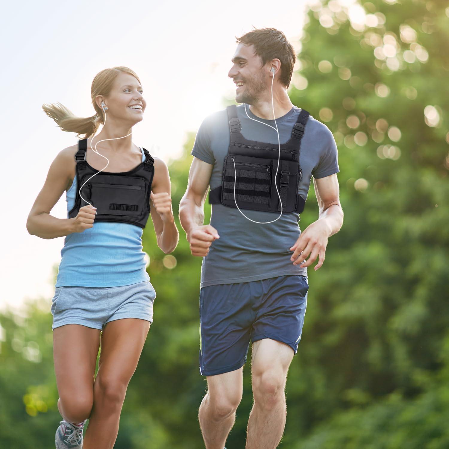 Bolsa Táctica para el Pecho LL220925BK-S Resistente al Agua