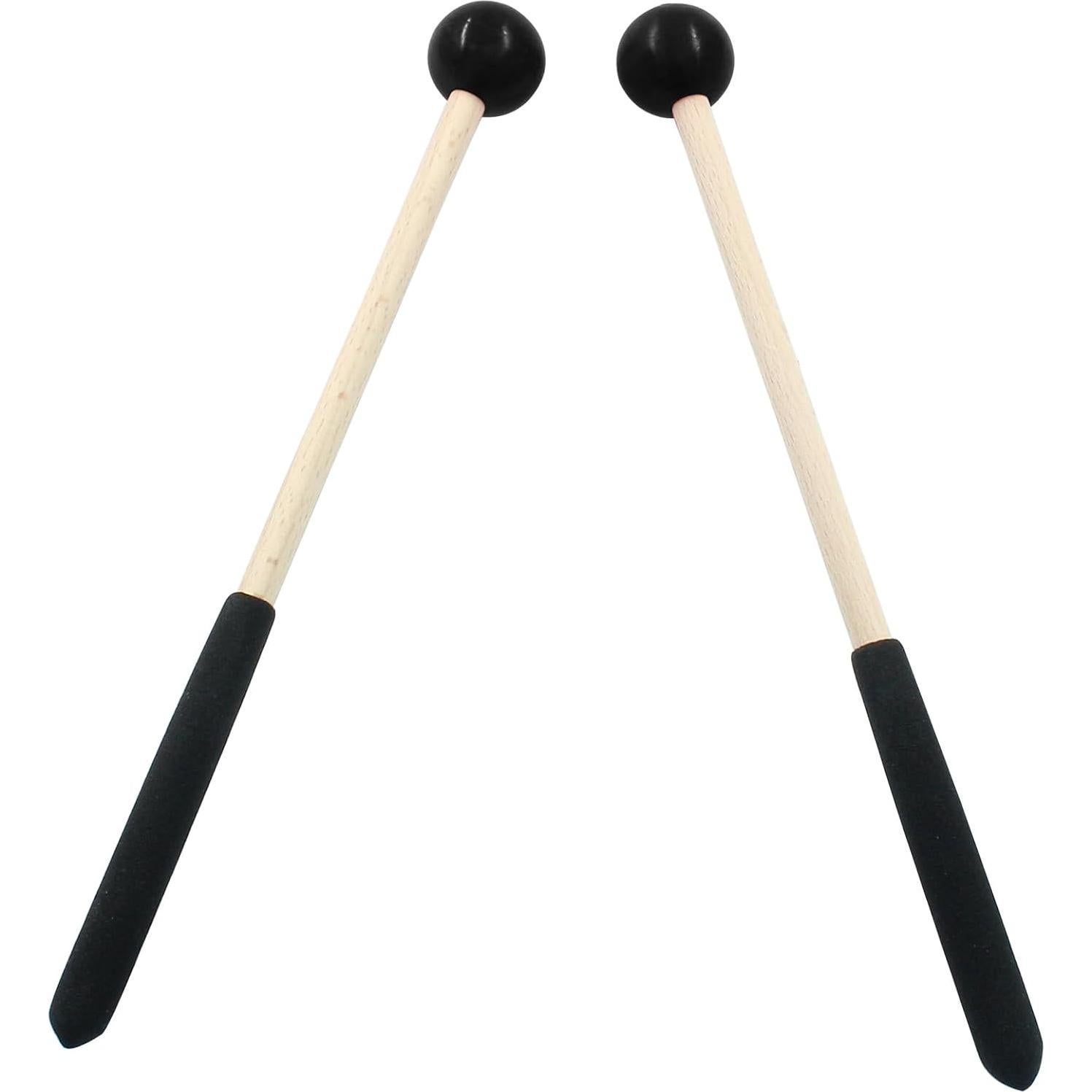 Mallets de Percusión Piutouyar 2 Pcs Cabeza de Goma 20 cm