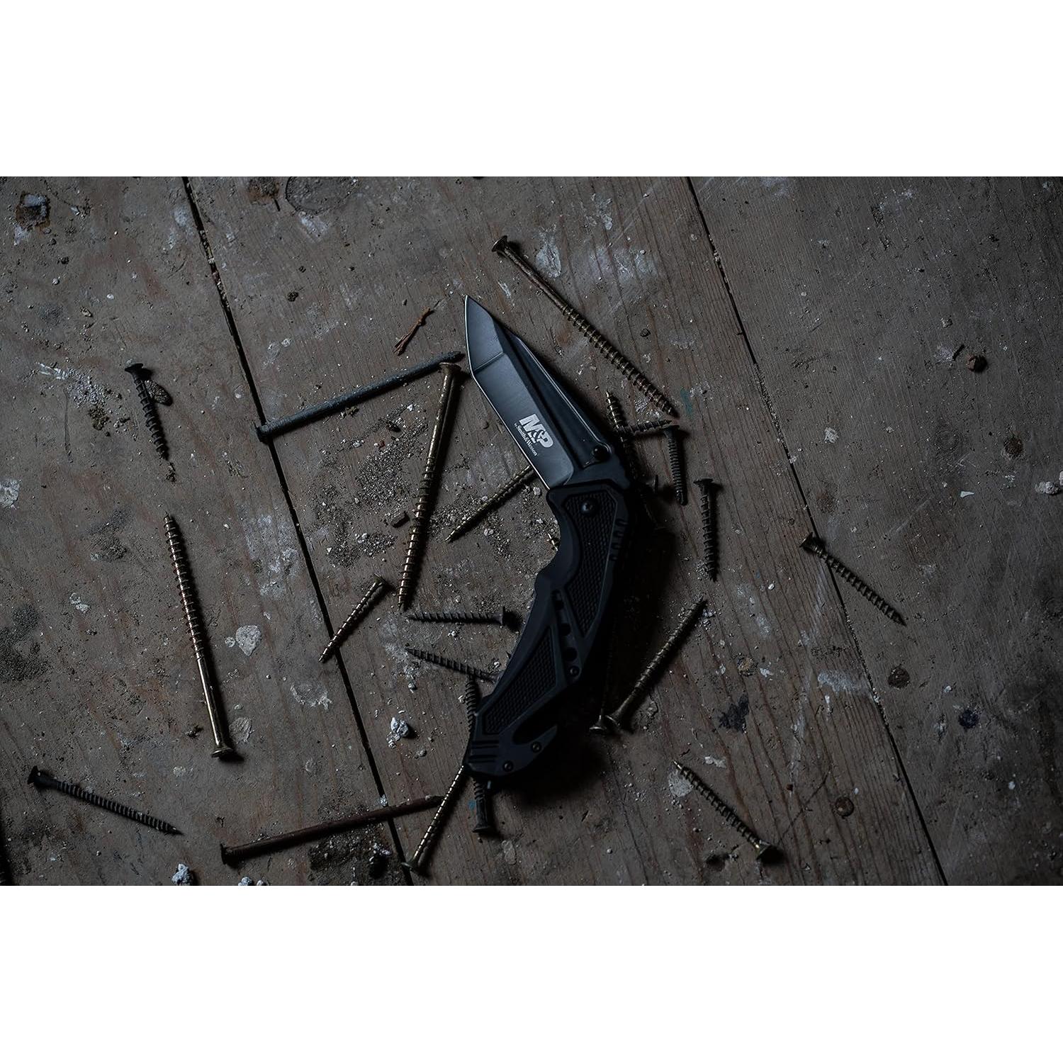 Cuchillo Plegable Smith & Wesson SWMP11B 22.6cm Táctico Negro