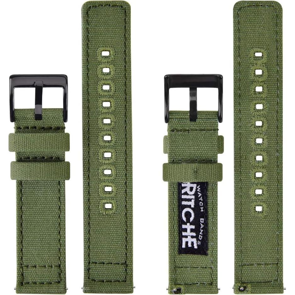 Correa de Reloj Ritche Lona Vintage 18mm 20mm 22mm 24mm