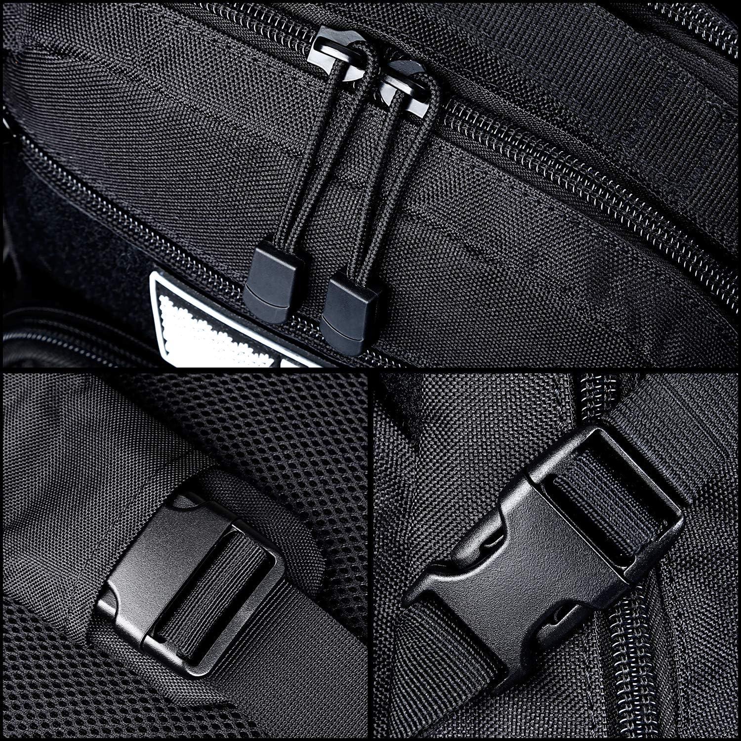 Mochila Bandolera Táctica G4Free 34x20x13cm Negra