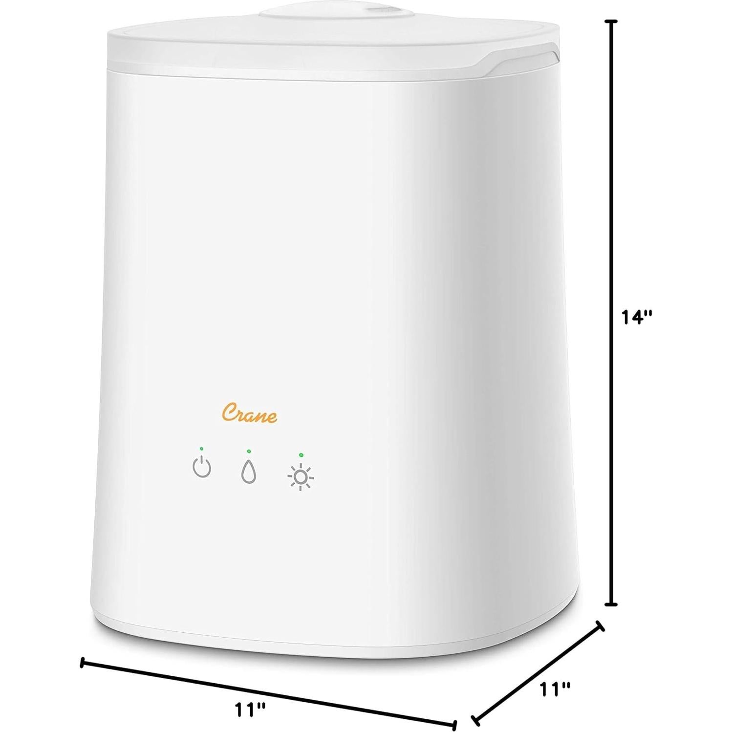 Humidificador Crane Llenado Superior 1.2 Galones Niebla Fresca