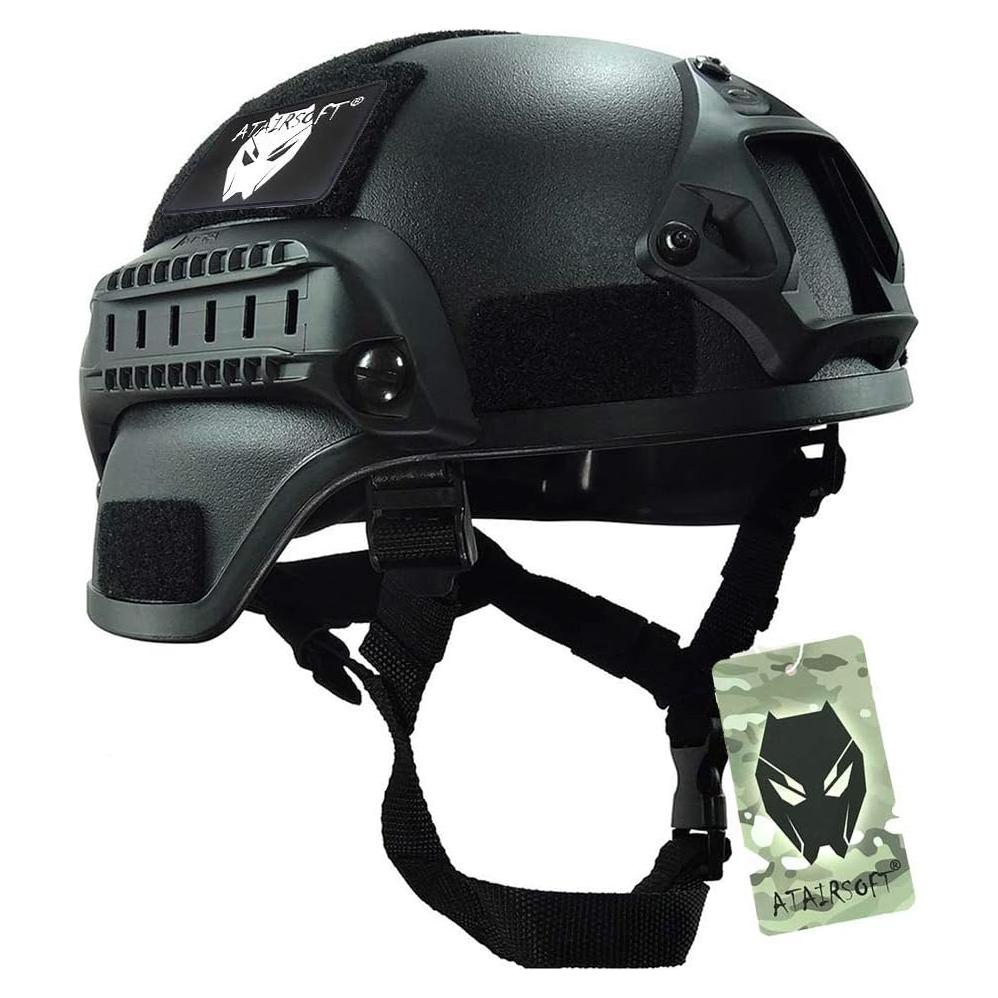 Casco Táctico MICH 2000 ATAIRSOFT para Airsoft y Paintball