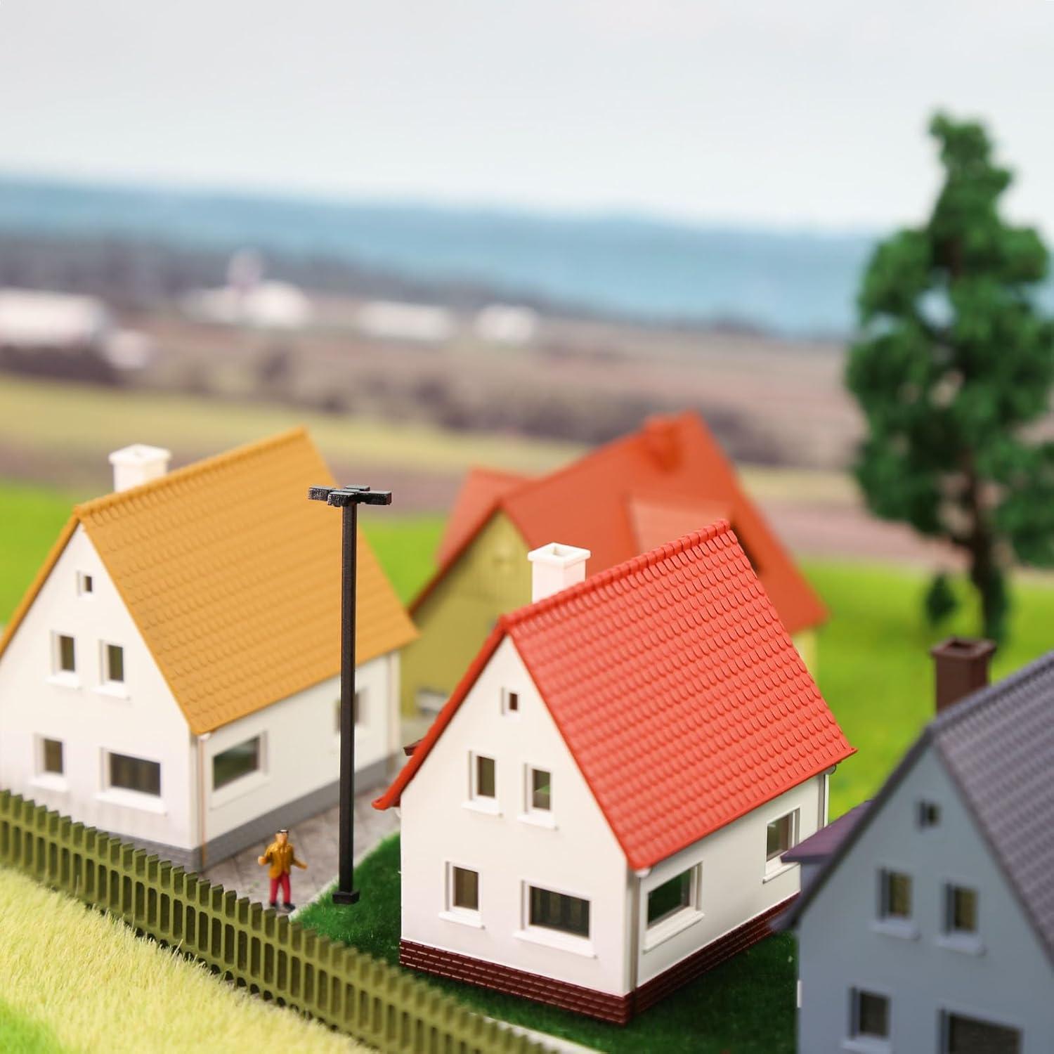 3 Casas Modelo Escala N 1:160 EVEMODEL Diseño Arquitectónico