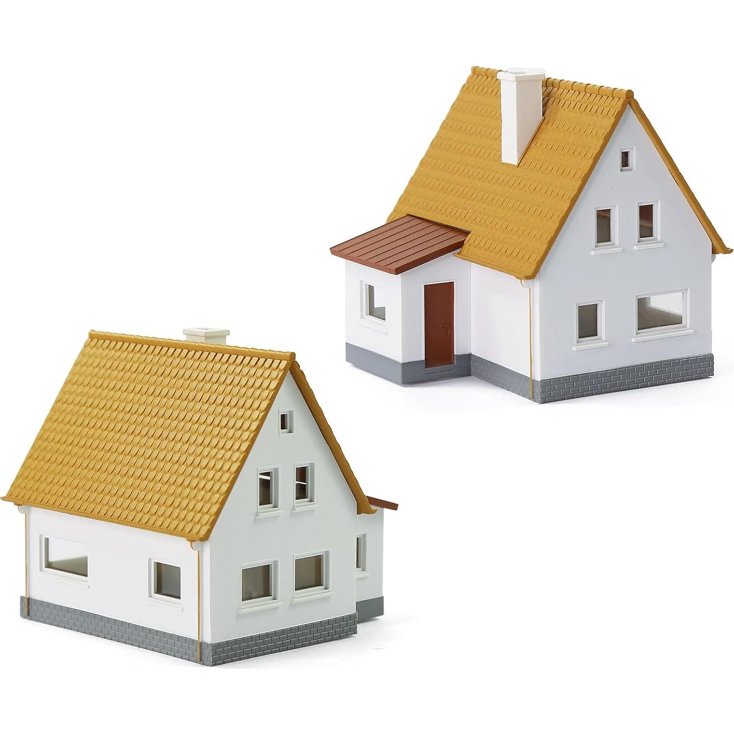 3 Casas Modelo Escala N 1:160 EVEMODEL Diseño Arquitectónico