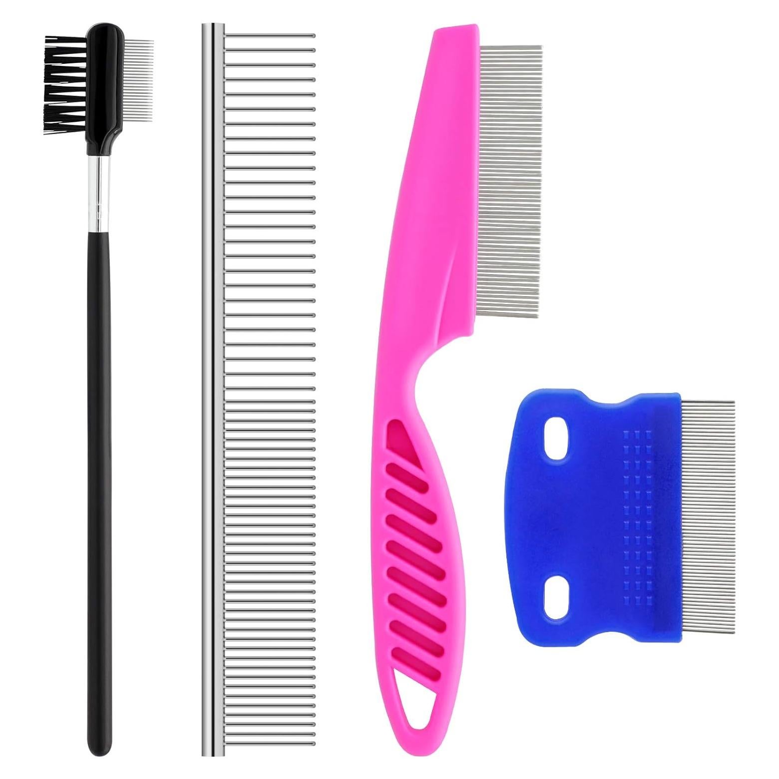 Kit de Peines para Aseo de Mascotas GUBCUB 2-en-1 para Perros