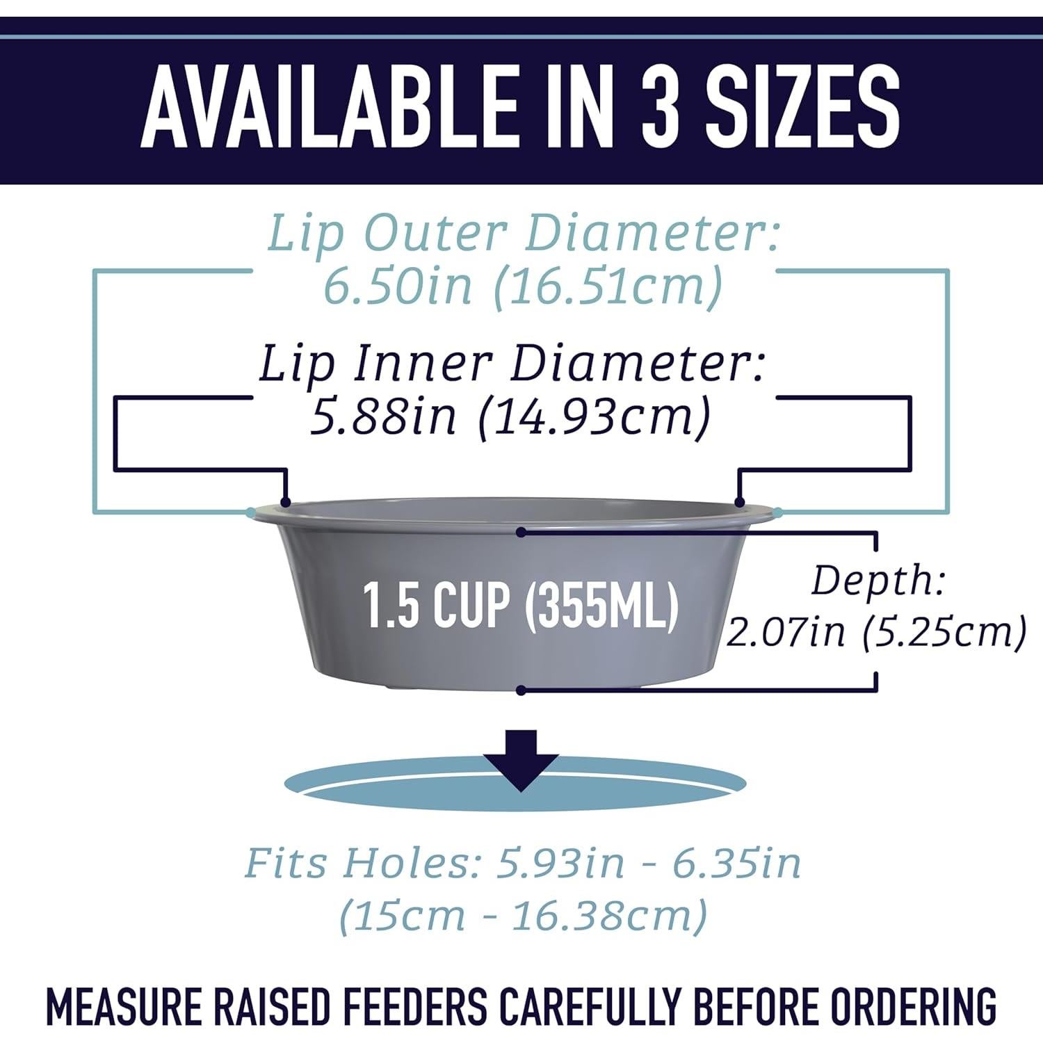 Cuenco para Perros Leashboss Alimentador Lento Azul 1.5 Taza