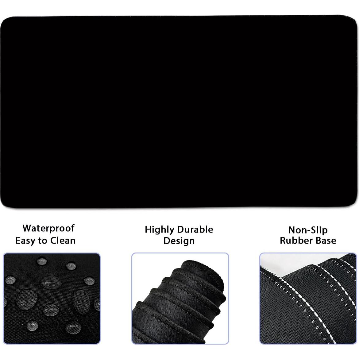 Juego de Almohadillas 4-en-1 WB WEIRDBEAST Negro - Escritorio Ergonómico