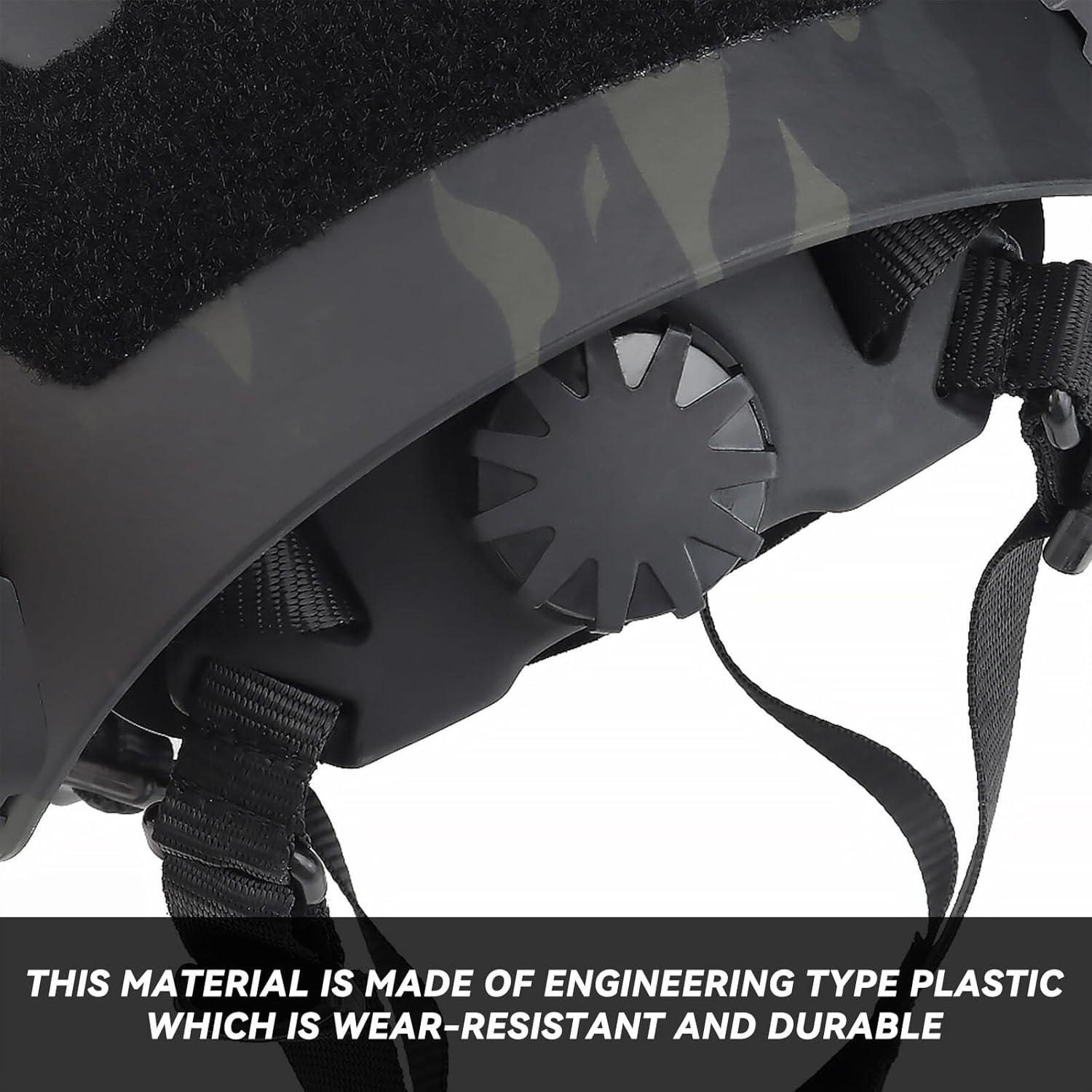 Casco Táctico AOUTACC Ajustable para Airsoft y Paintball