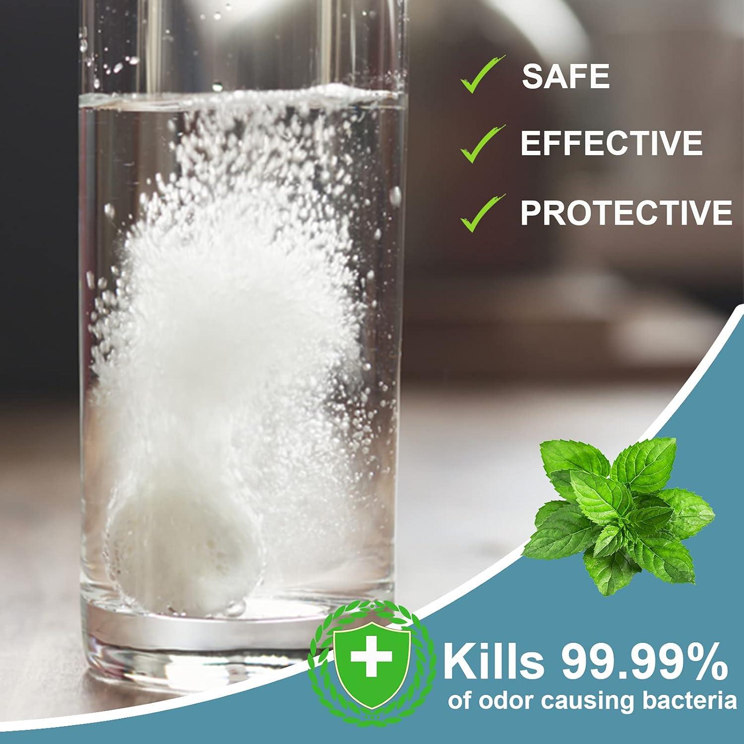 Tabletas Limpiadoras EZGO SUVELAM para Dentaduras 120 pcs