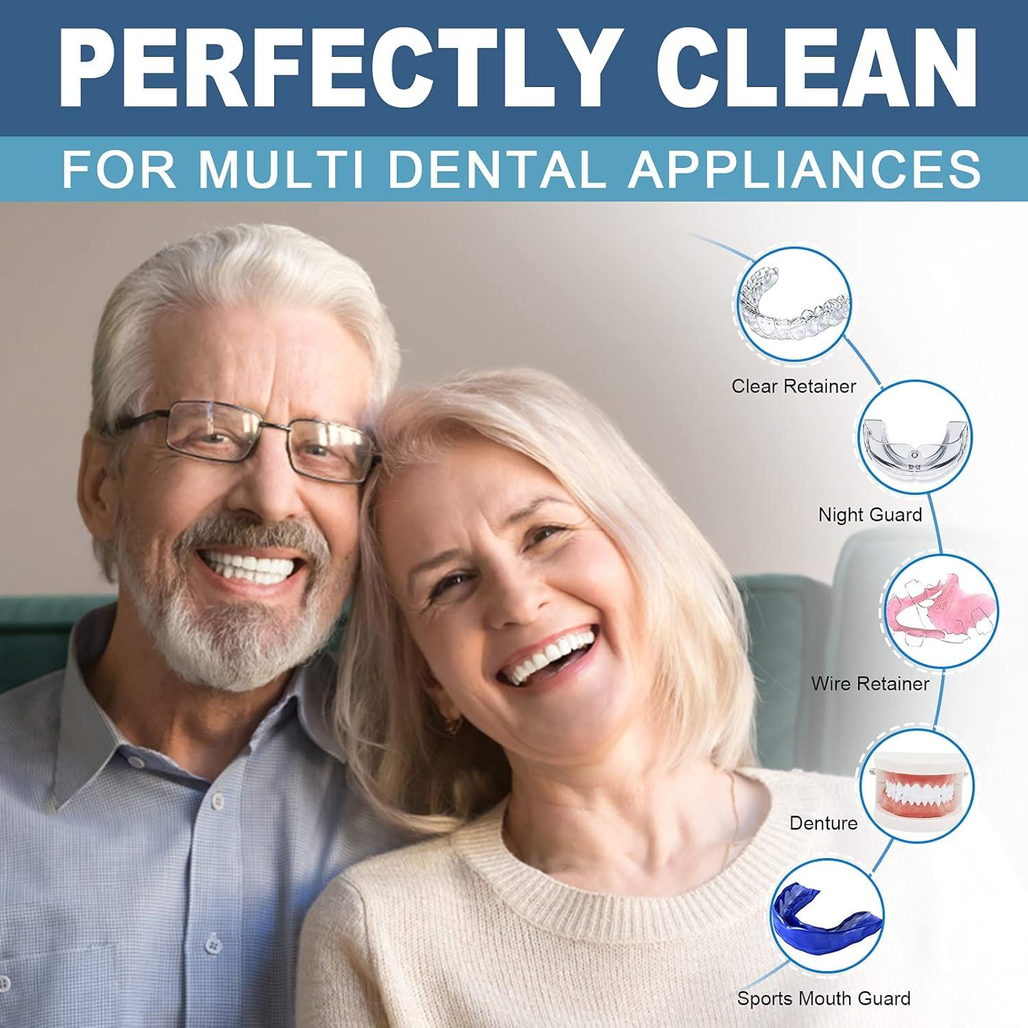 Tabletas Limpiadoras EZGO SUVELAM para Dentaduras 120 pcs