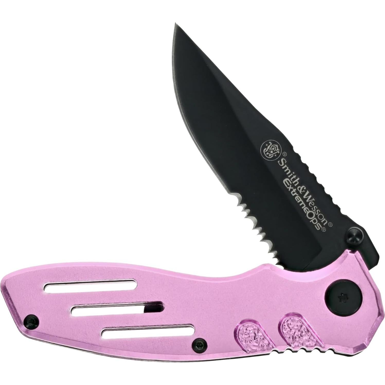 Cuchillo Smith & Wesson Extreme Ops Púrpura 18 cm