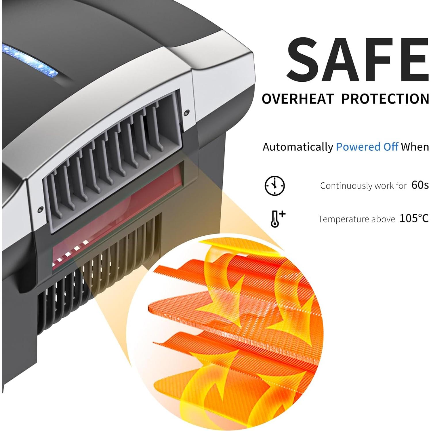 Secador de Manos Automático Compacto 2.34 kg Negro