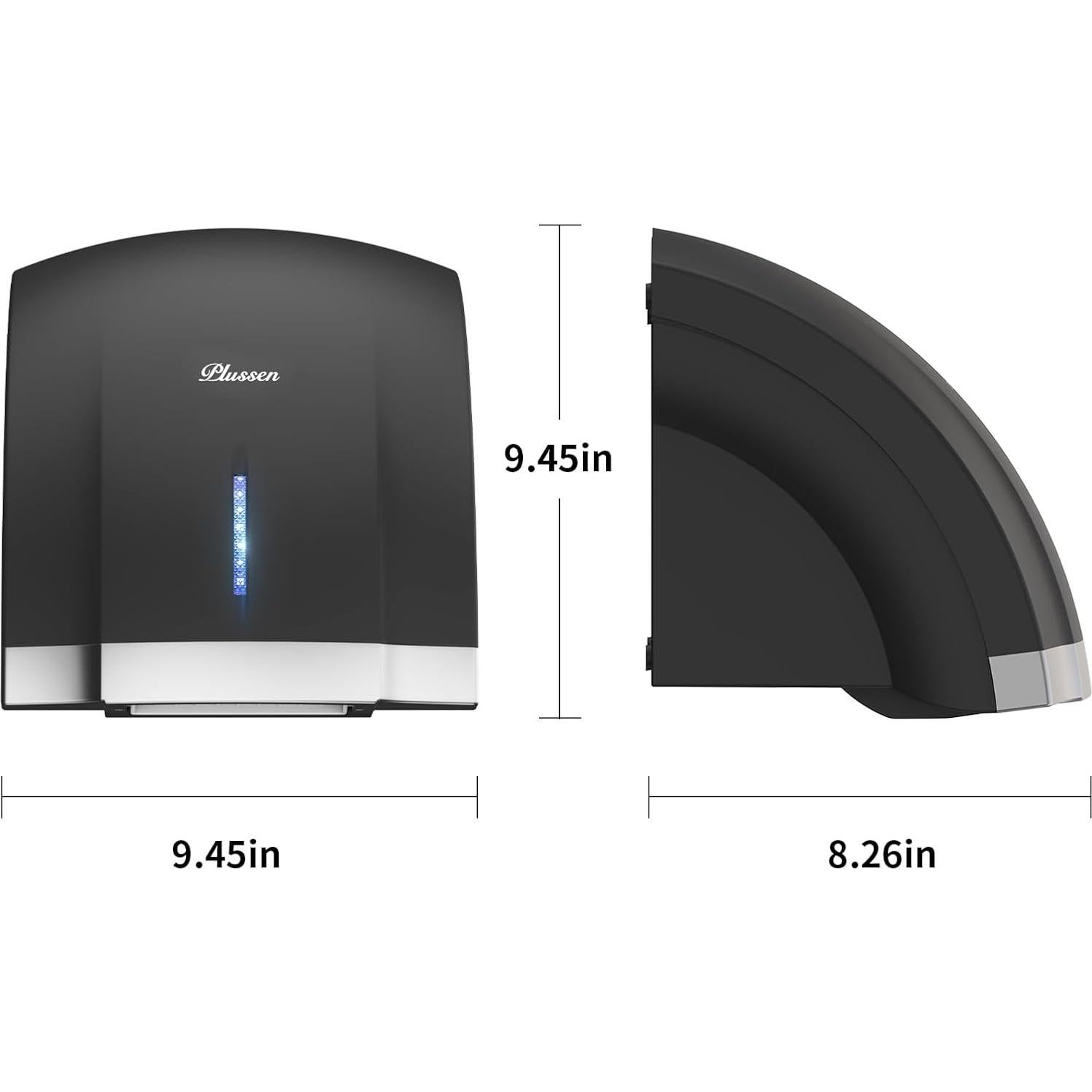 Secador de Manos Automático Compacto 2.34 kg Negro