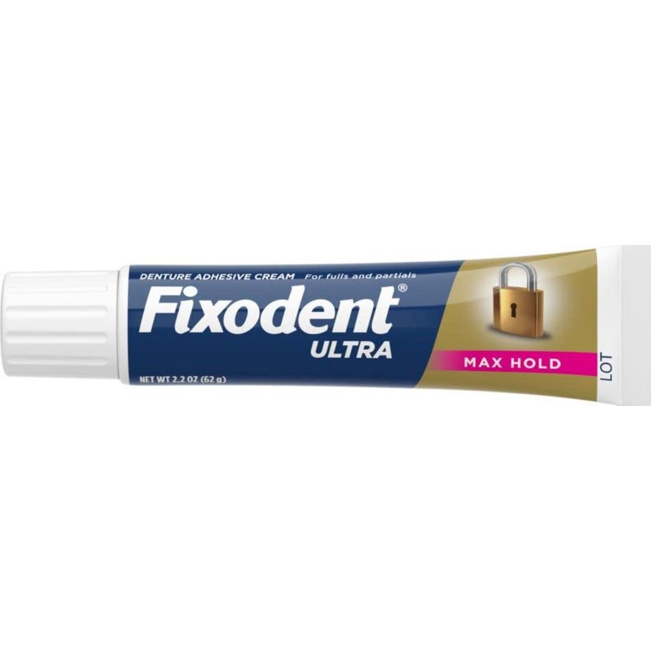 Adhesivo para Dentaduras Fixodent Ultra Max 62 g