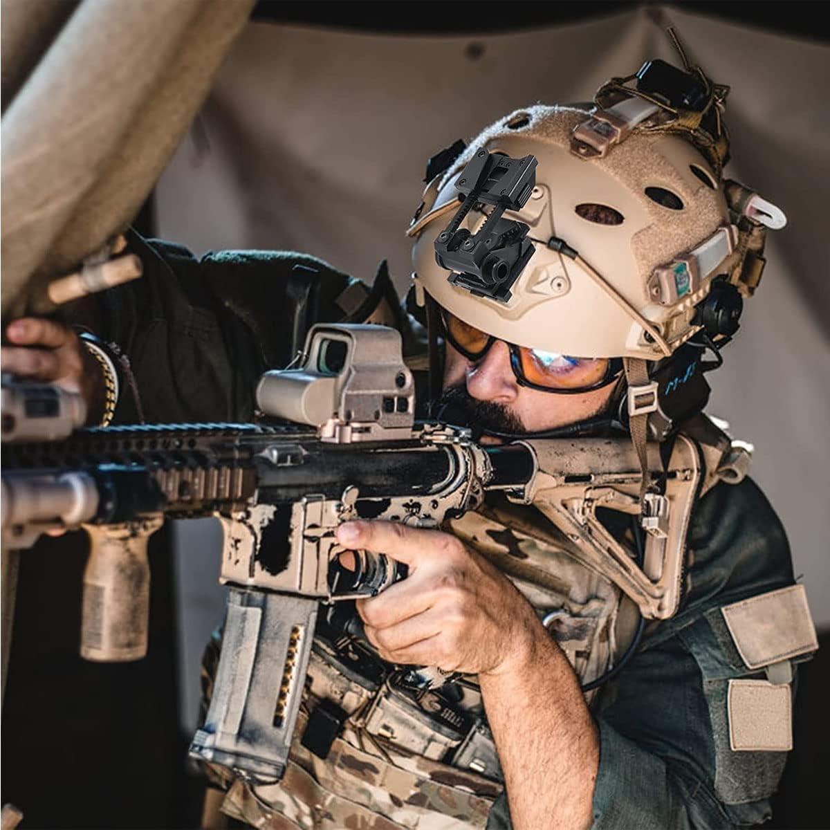 Casco Táctico LEJUNJIE LE191-PJ-BK para Airsoft Negro