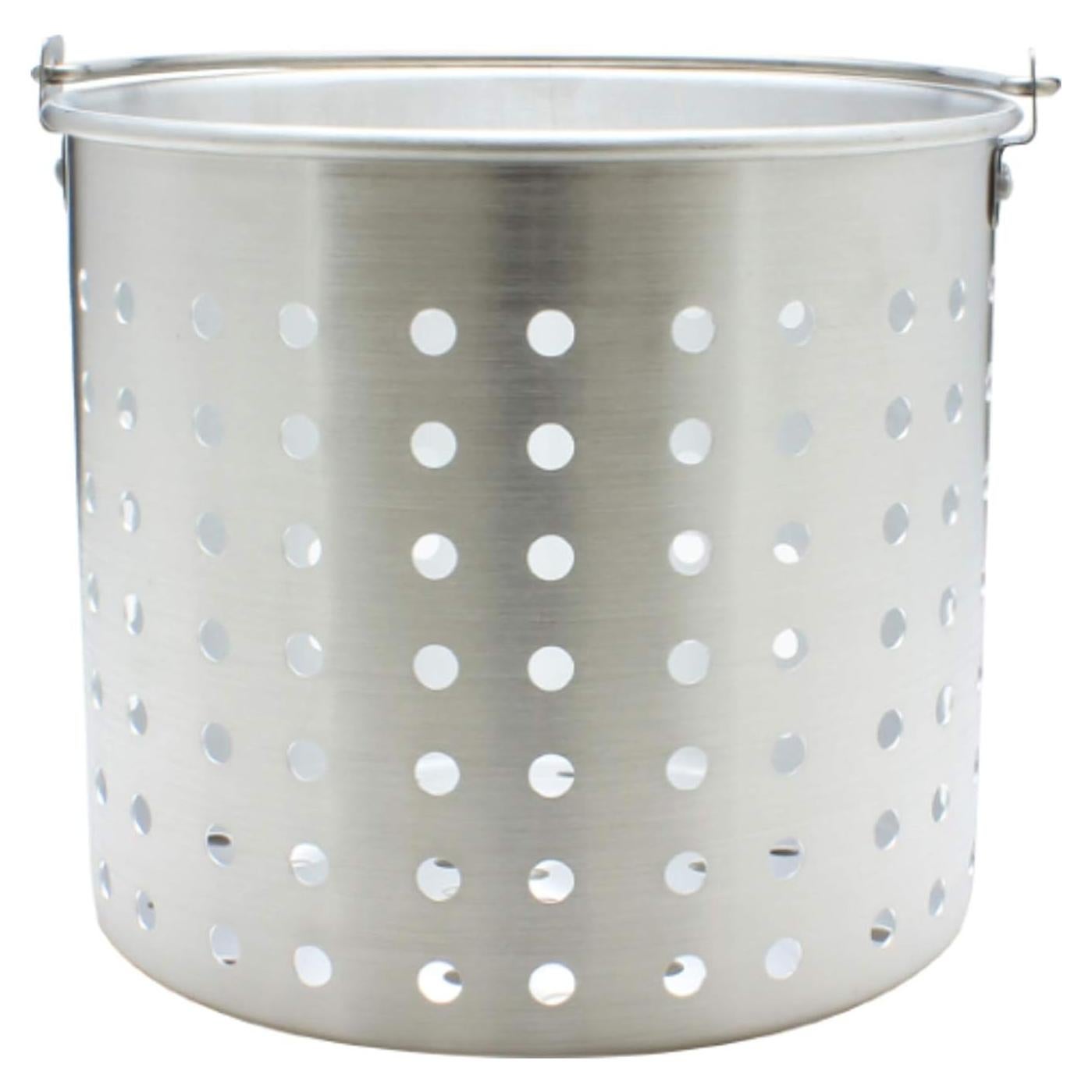 Thunder Group 16-Quart Aluminum Steamer Basket Fits ALSKSP003
