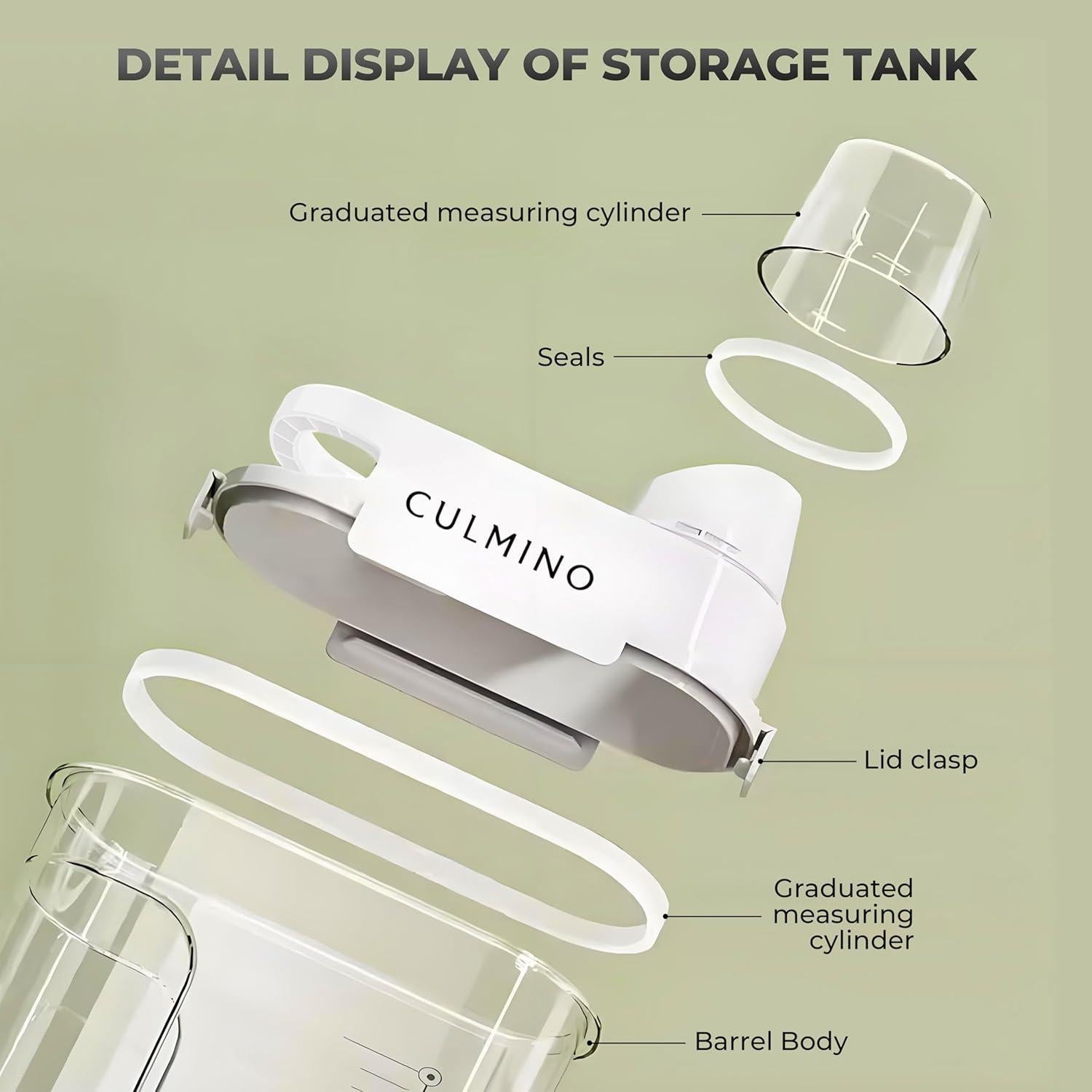 Airtight Cereal Containers Storage with Pouring Spout & Measuring Cup – 1.8L BPA-Free Plastic Cereal Dispenser for Rice, Flour, Pet Food & More – Storage Container Durable & Leak-Proof