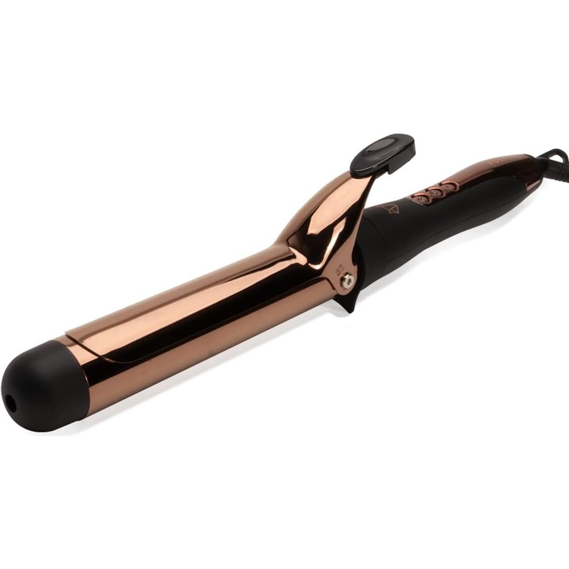 Plancha de Rizar Titanio FoxyBae 32mm Rosa Dorado - Rizos Brillantes