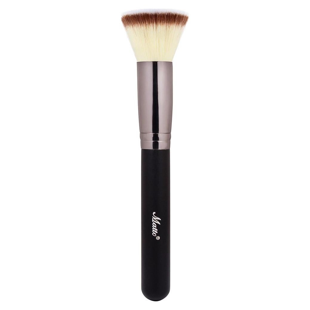 Matto Flat Kabuki Foundation Brush - Flat Top Makeup Brush for Foundation Blending Liquid Cream Mineral Powder 1 Piece