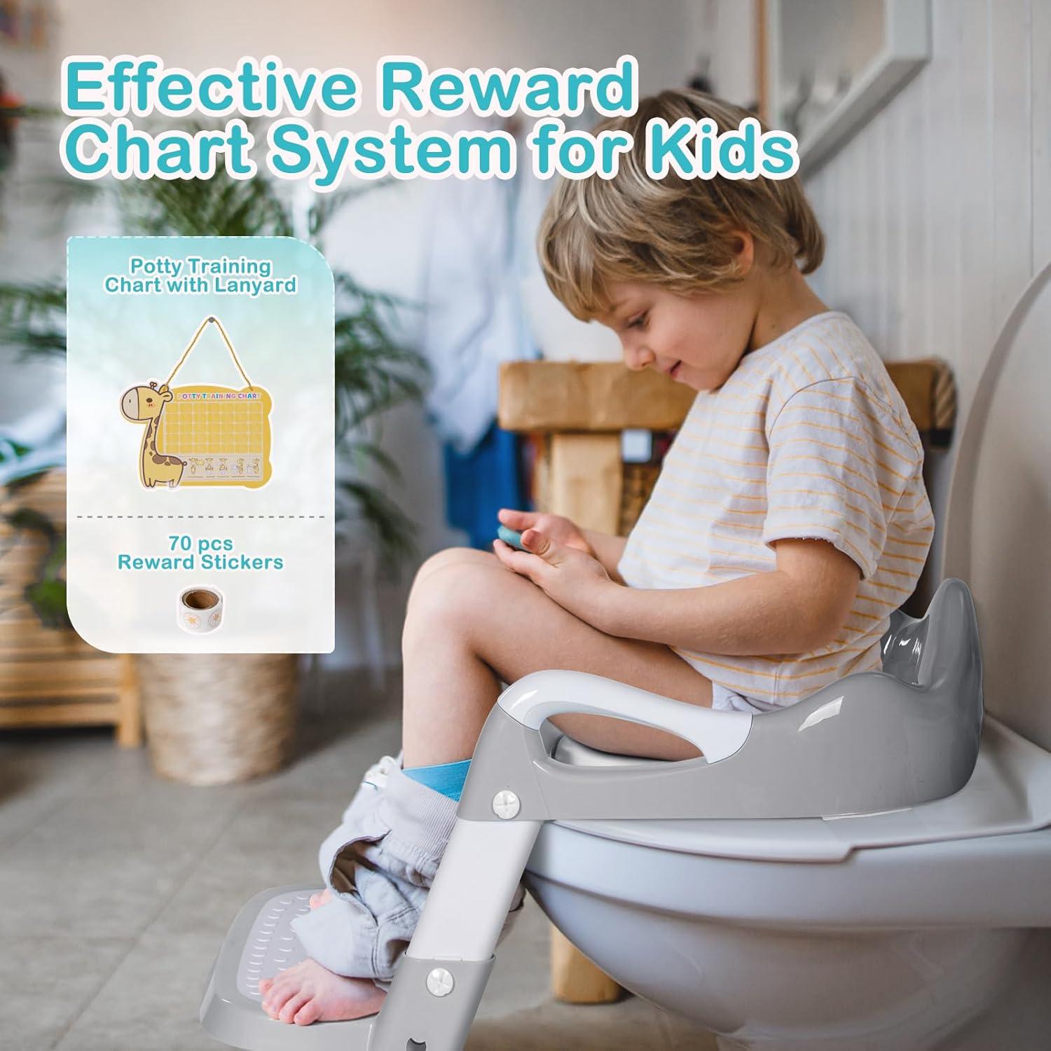 Asiento de Entrenamiento para Baño BRINJOY Gris 1.56kg