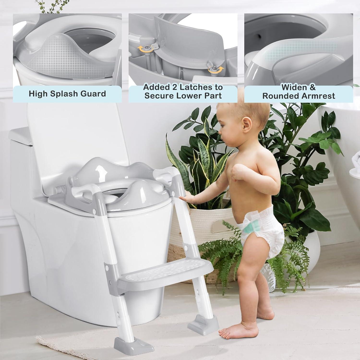 Asiento de Entrenamiento para Baño BRINJOY Gris 1.56kg