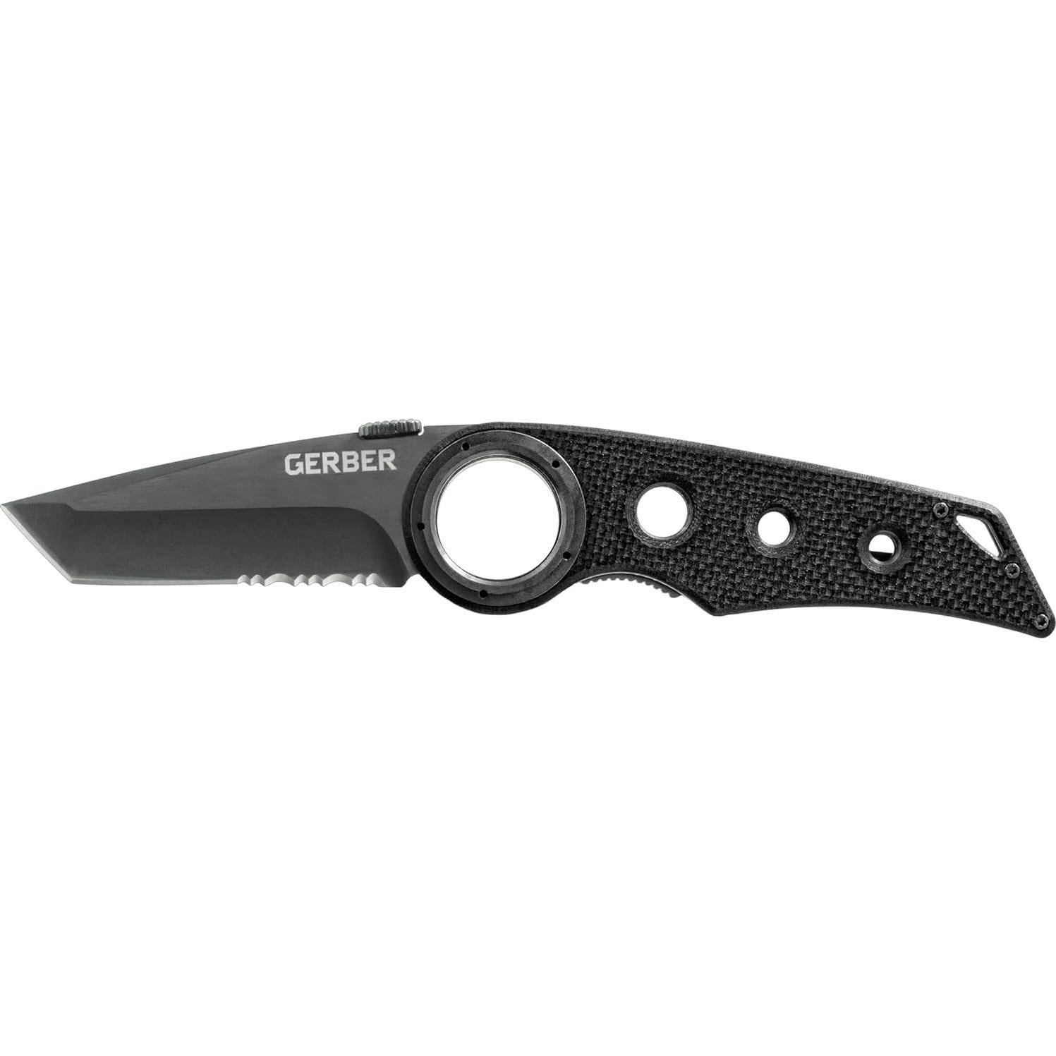Cuchillo Plegable Gerber Gear Remix 3" Serrado Negro