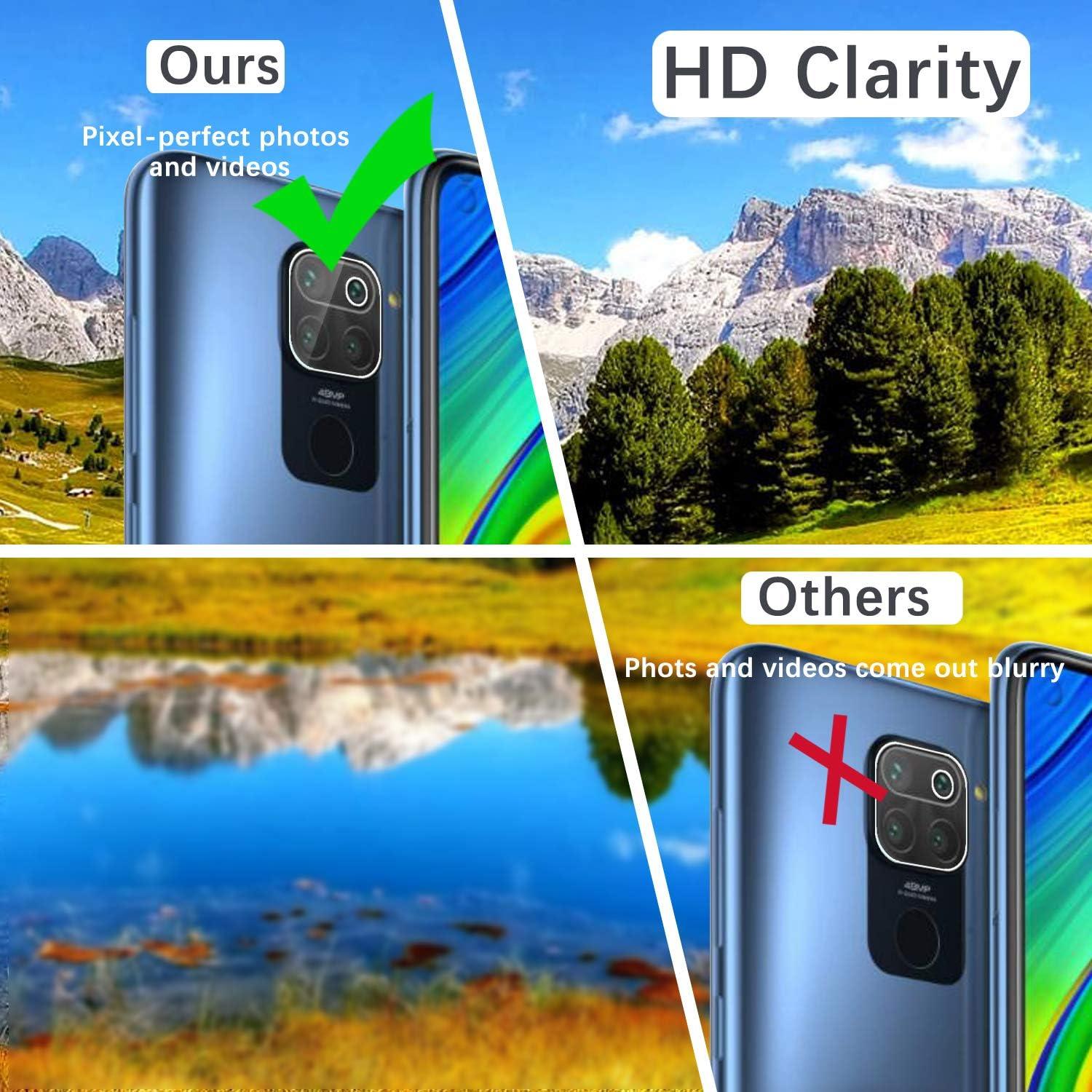 Protector de Pantalla Privado y Lente para Xiaomi Redmi Note 9S/Pro