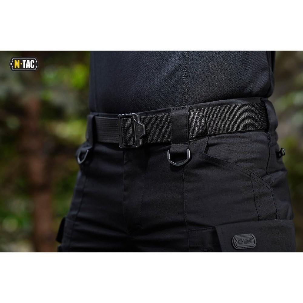 Cinturón Táctico Doble Deber M-Tac 3.81 cm Negro
