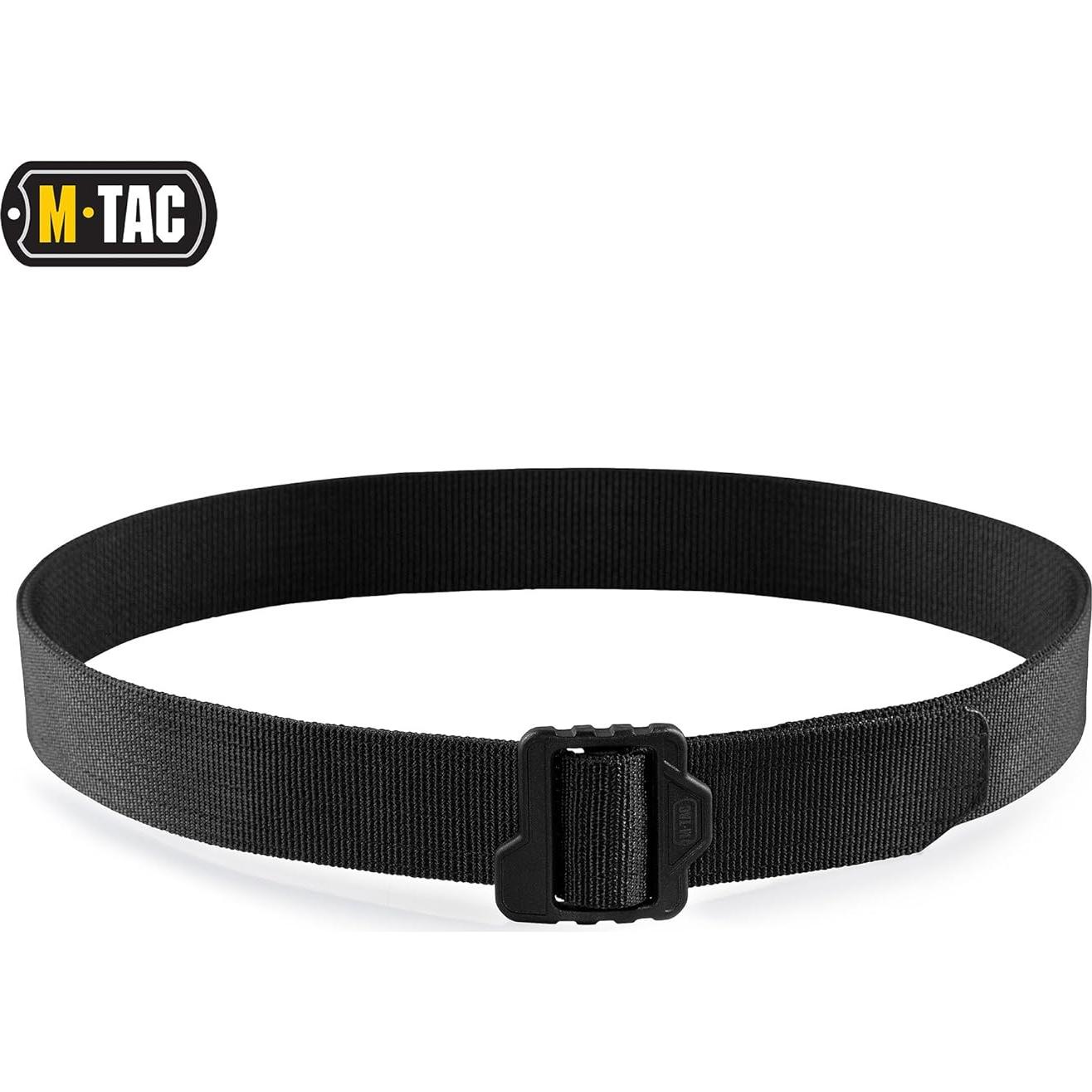 Cinturón Táctico Doble Deber M-Tac 3.81 cm Negro