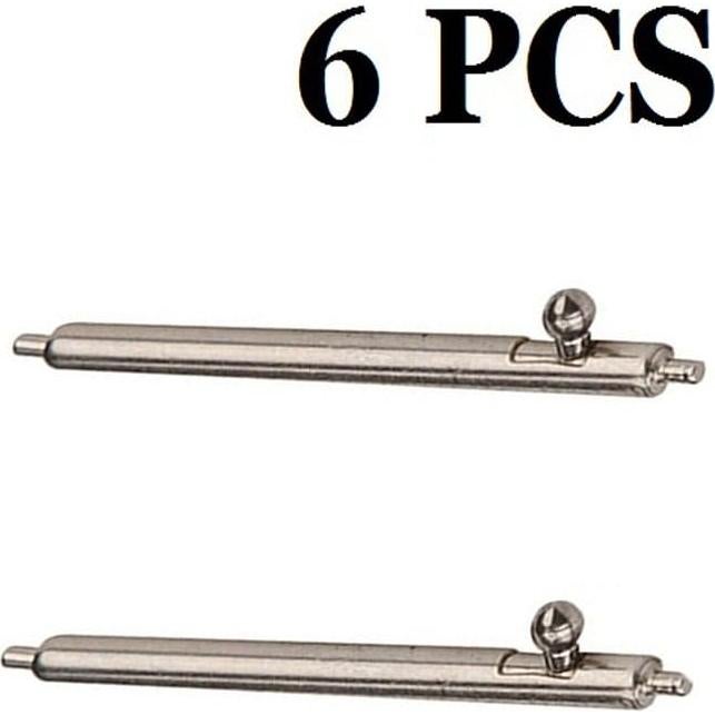 Pasadores de Resorte Olytop 18 mm Acero Inoxidable - 6 Piezas