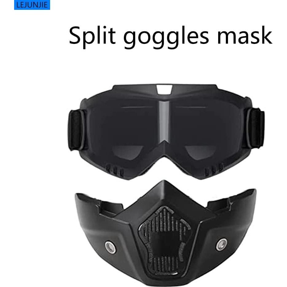 Casco Táctico LEJUNJIE MICH con Gafas Desmontables 700g